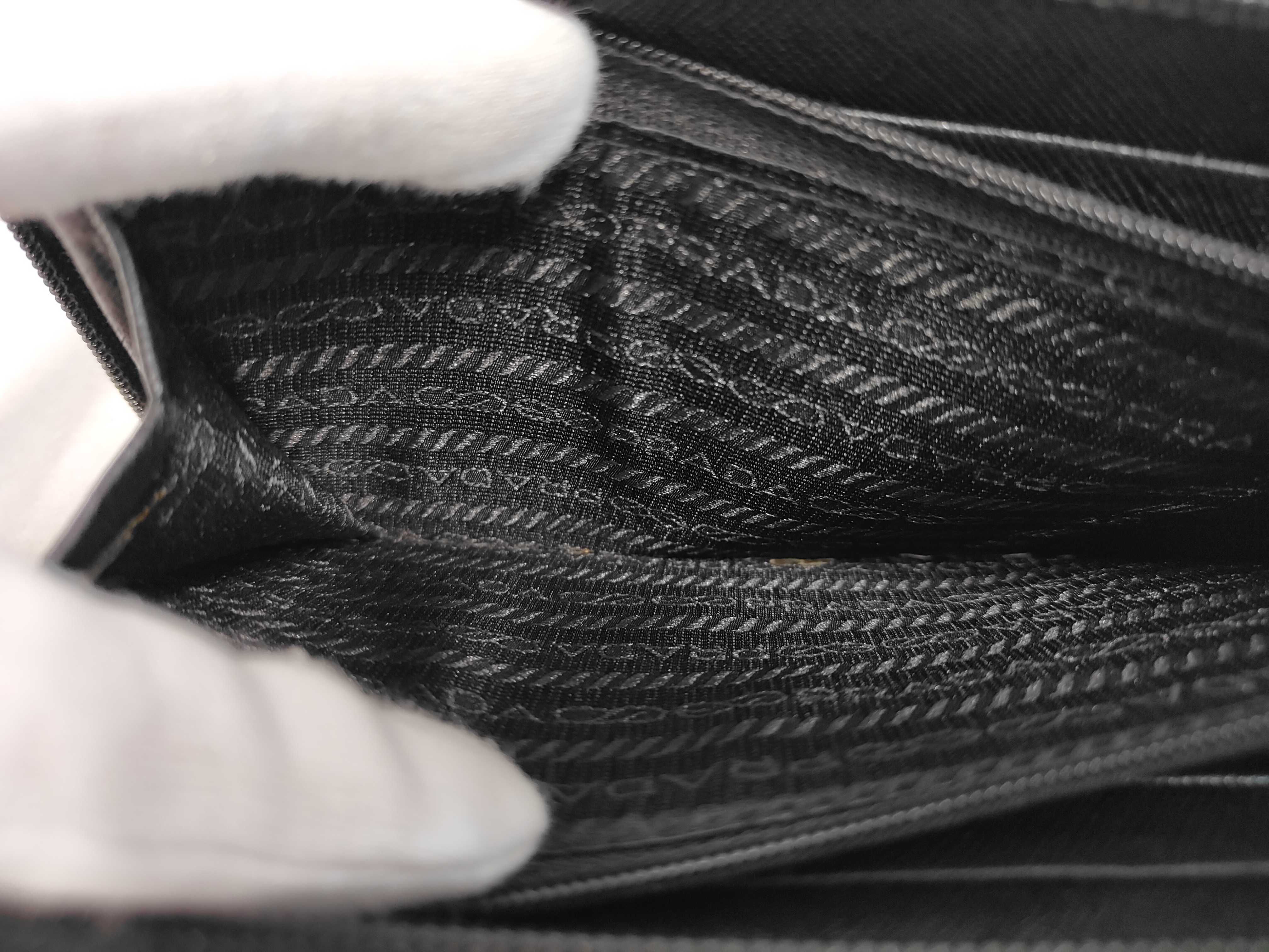 Nylon Round Zipper Long Wallet — view 7