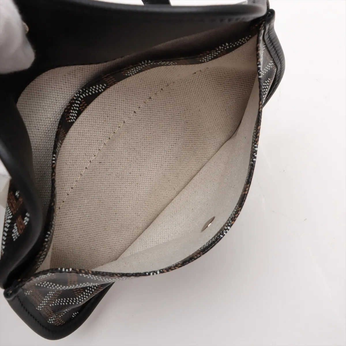 Saint Louis PM PVC x Leather Tote Bag Black — view 8