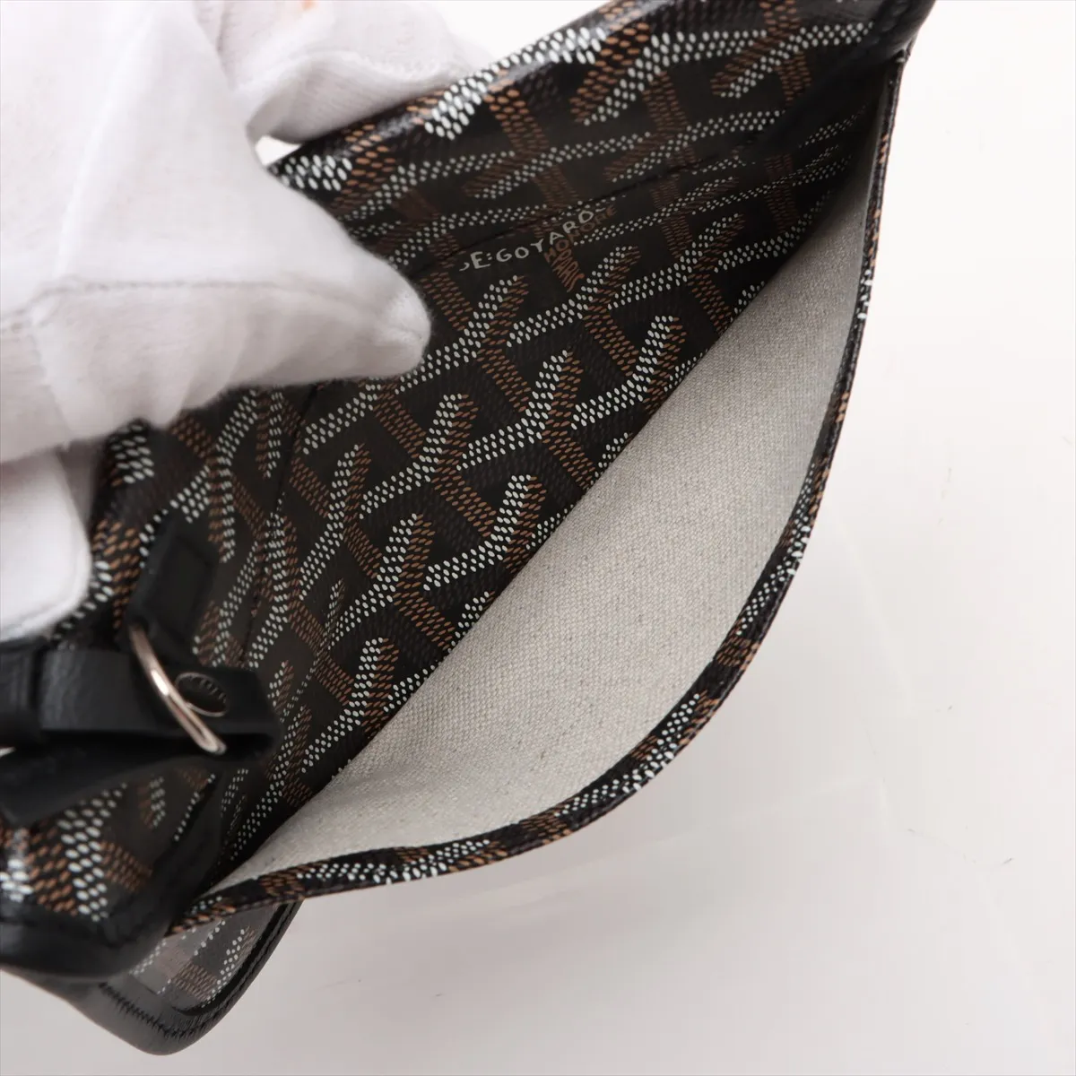 Saint Louis PM PVC x Leather Tote Bag Black — view 9