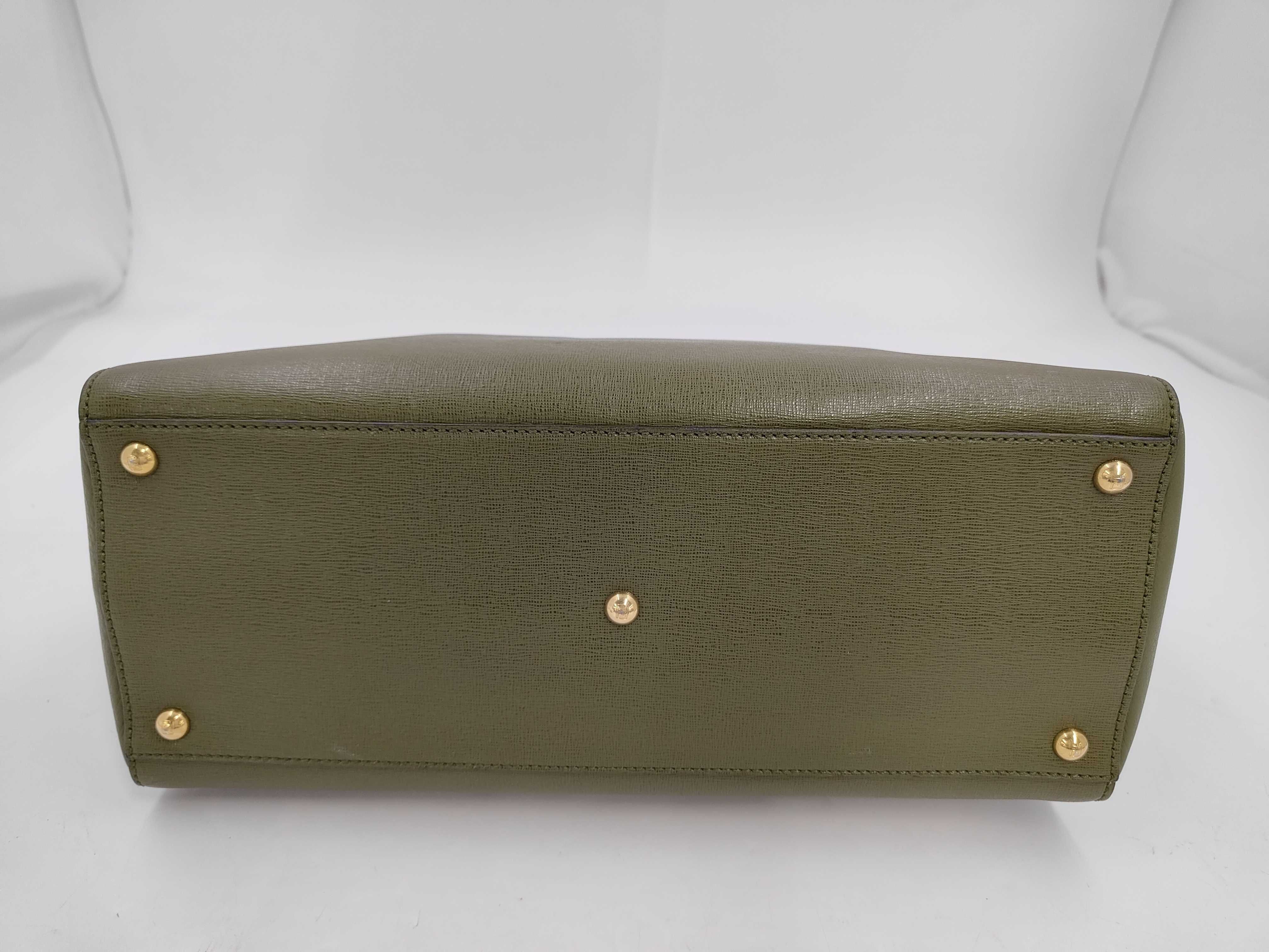 2Jours Green Leather Tote Bag 8BH253 Tote Bag — view 3