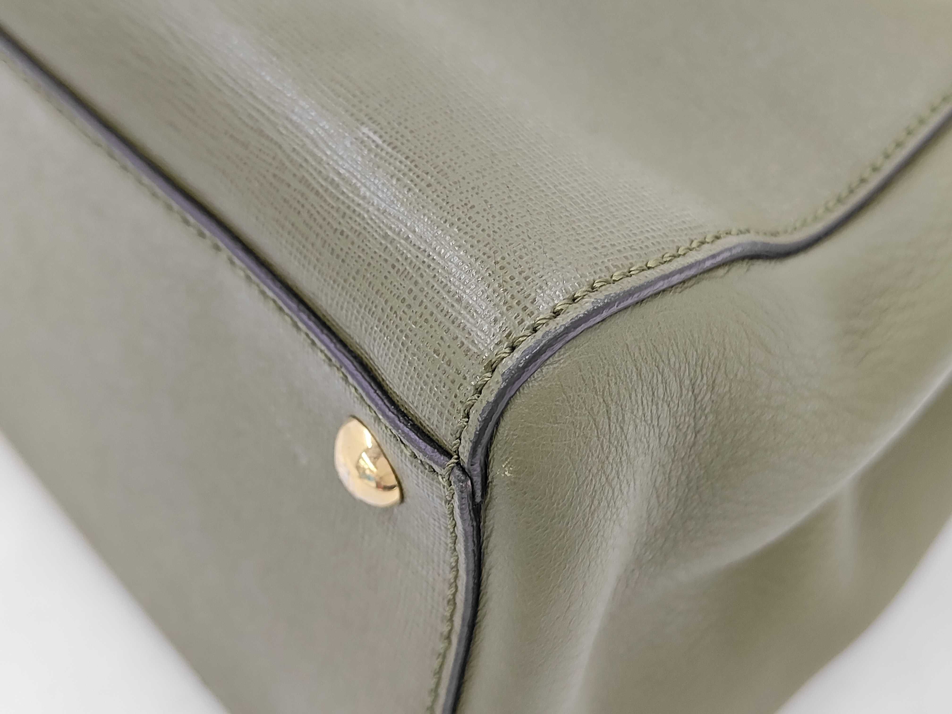 2Jours Green Leather Tote Bag 8BH253 Tote Bag — view 4