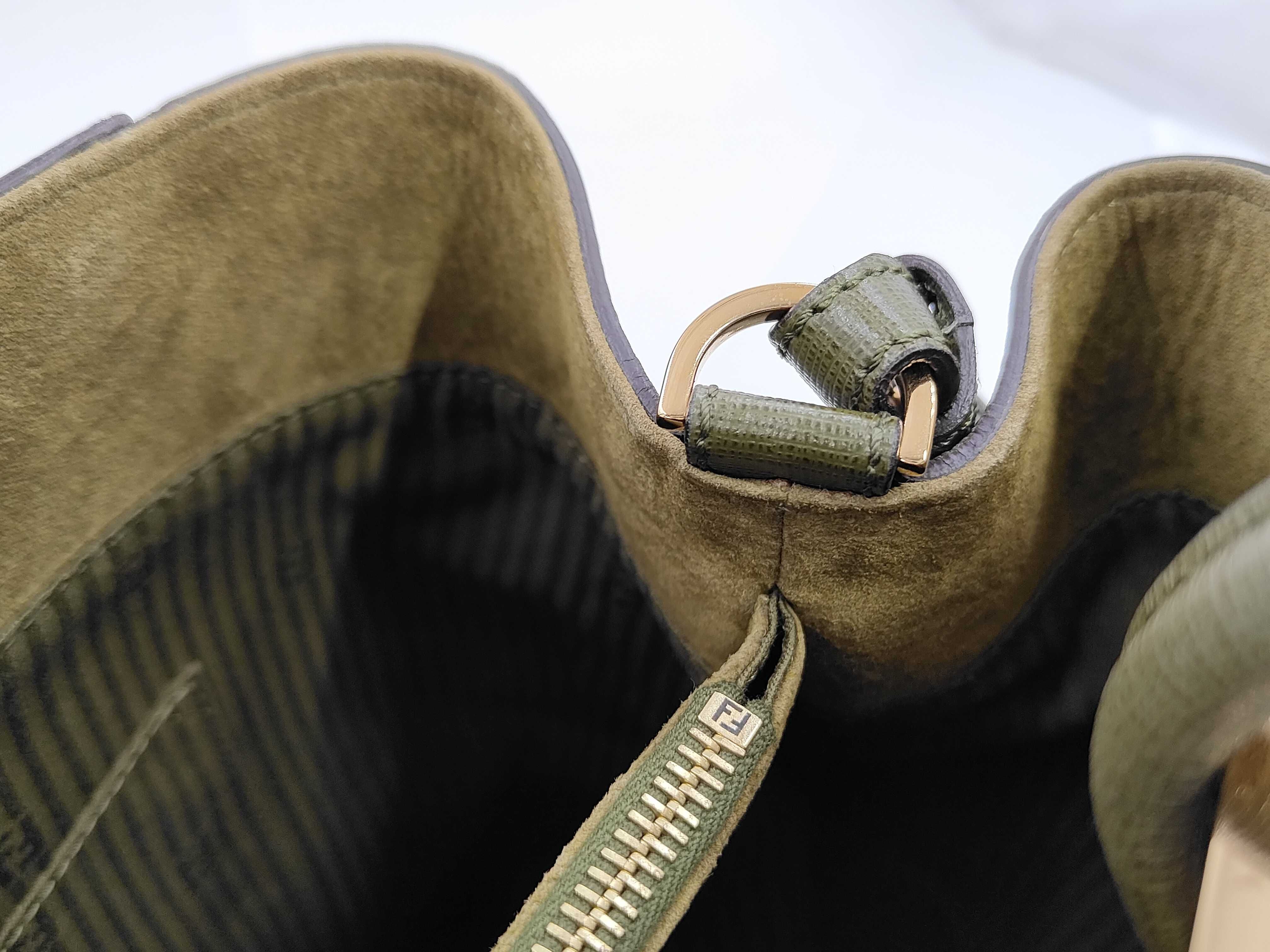 2Jours Green Leather Tote Bag 8BH253 Tote Bag — view 7