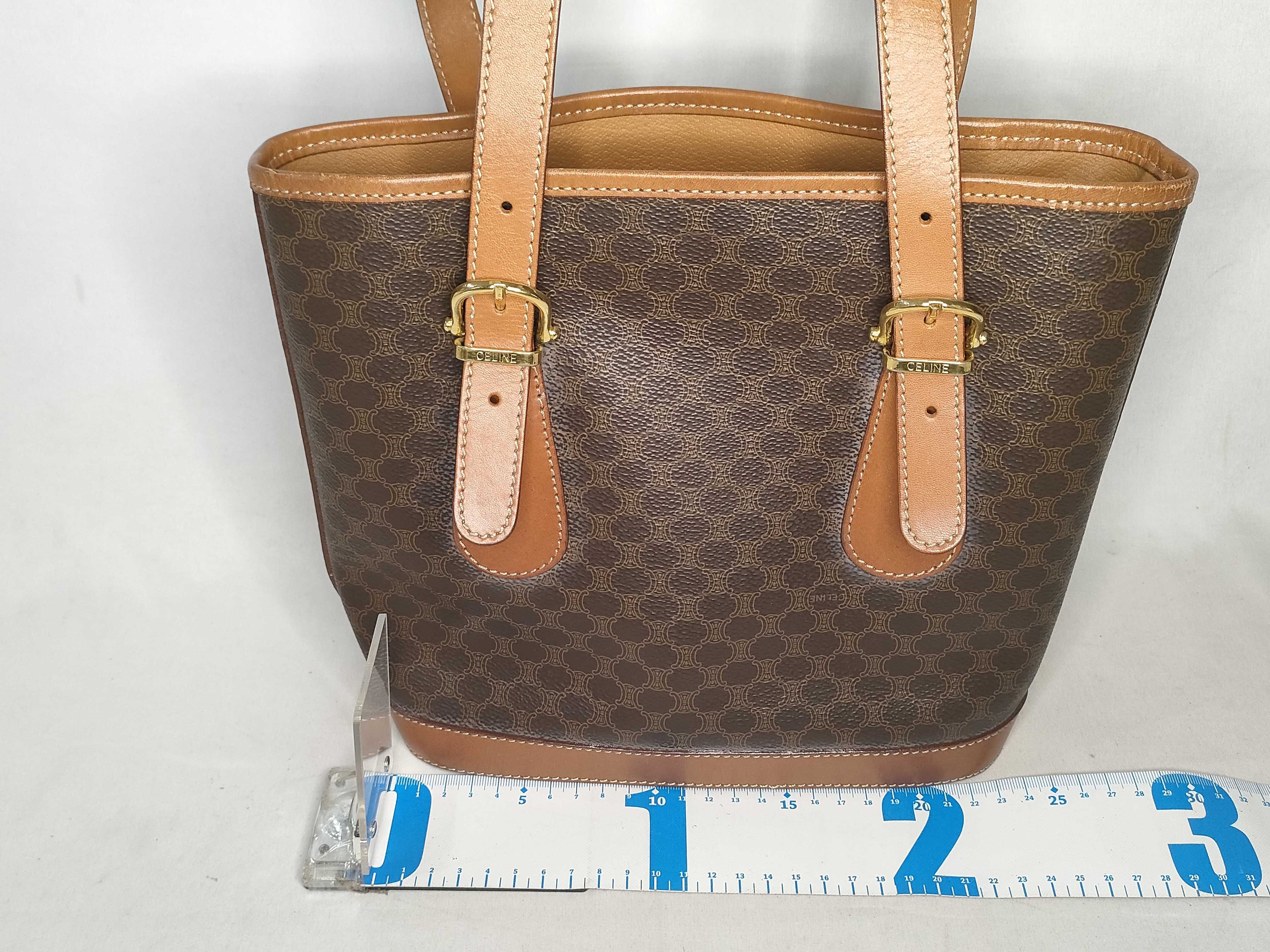 Macadam PVC x Leather Tote Bag, Brown Tote Bag — view 2