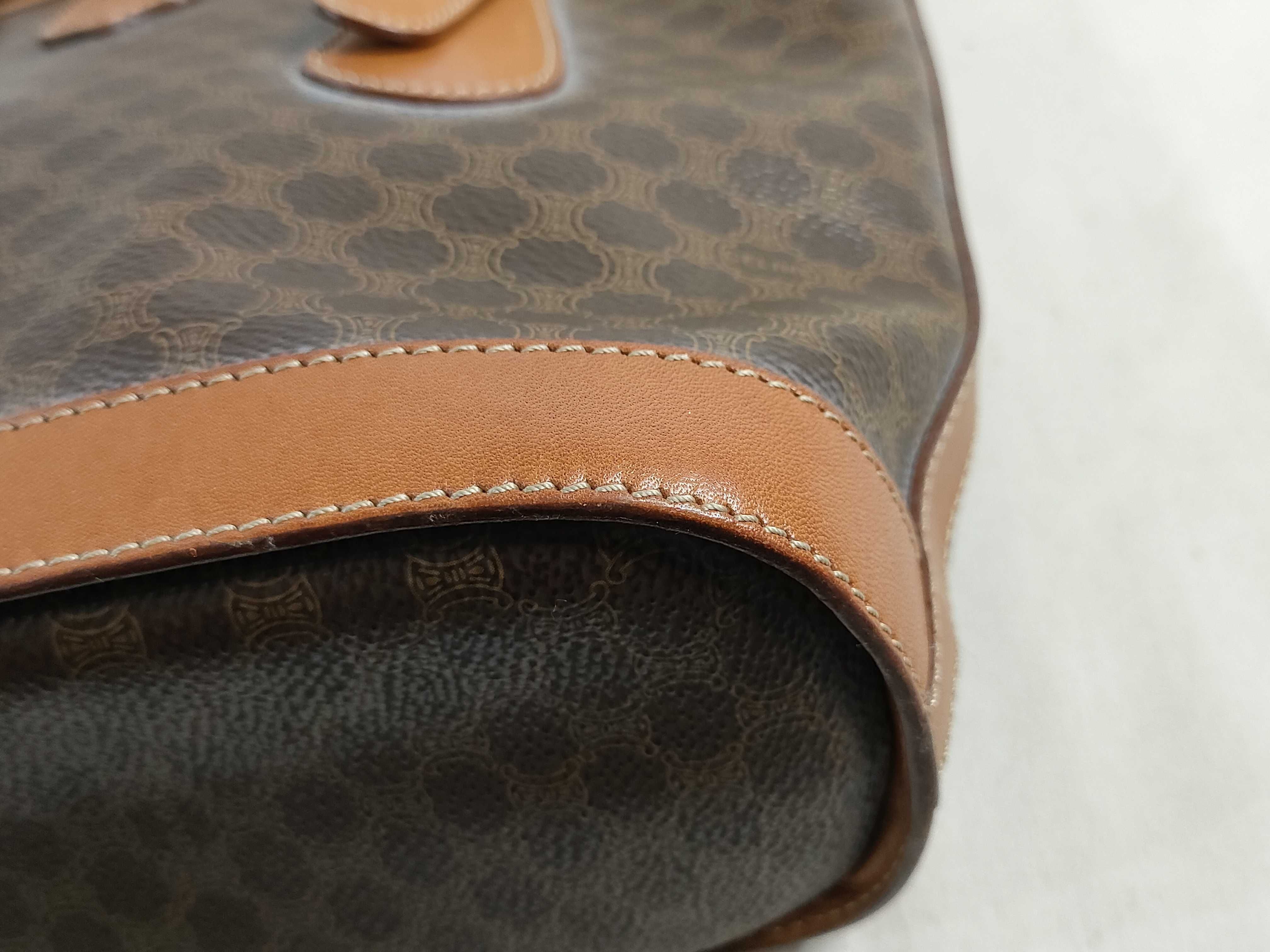 Macadam PVC x Leather Tote Bag, Brown Tote Bag — view 6