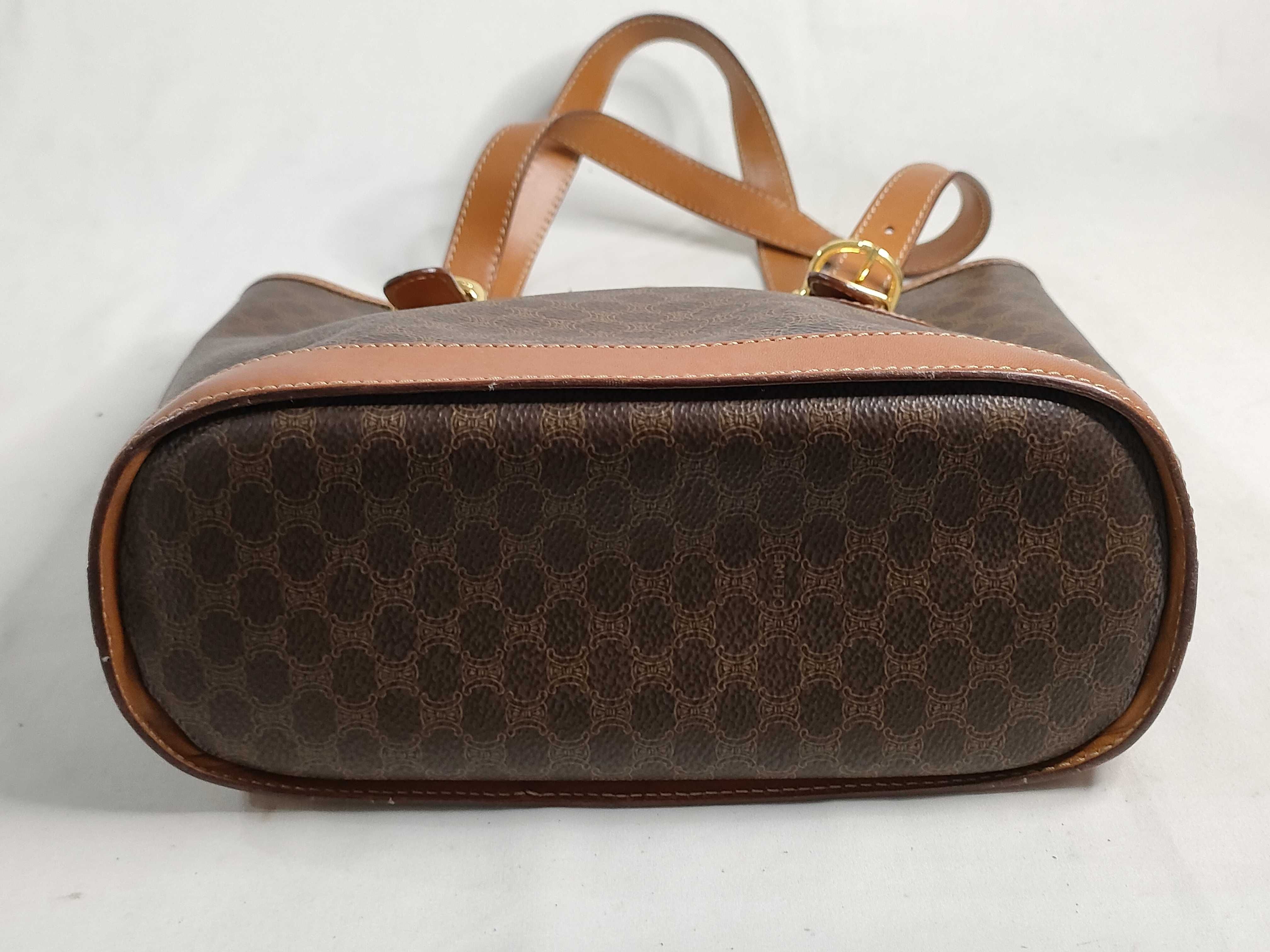 Macadam PVC x Leather Tote Bag, Brown Tote Bag — view 7