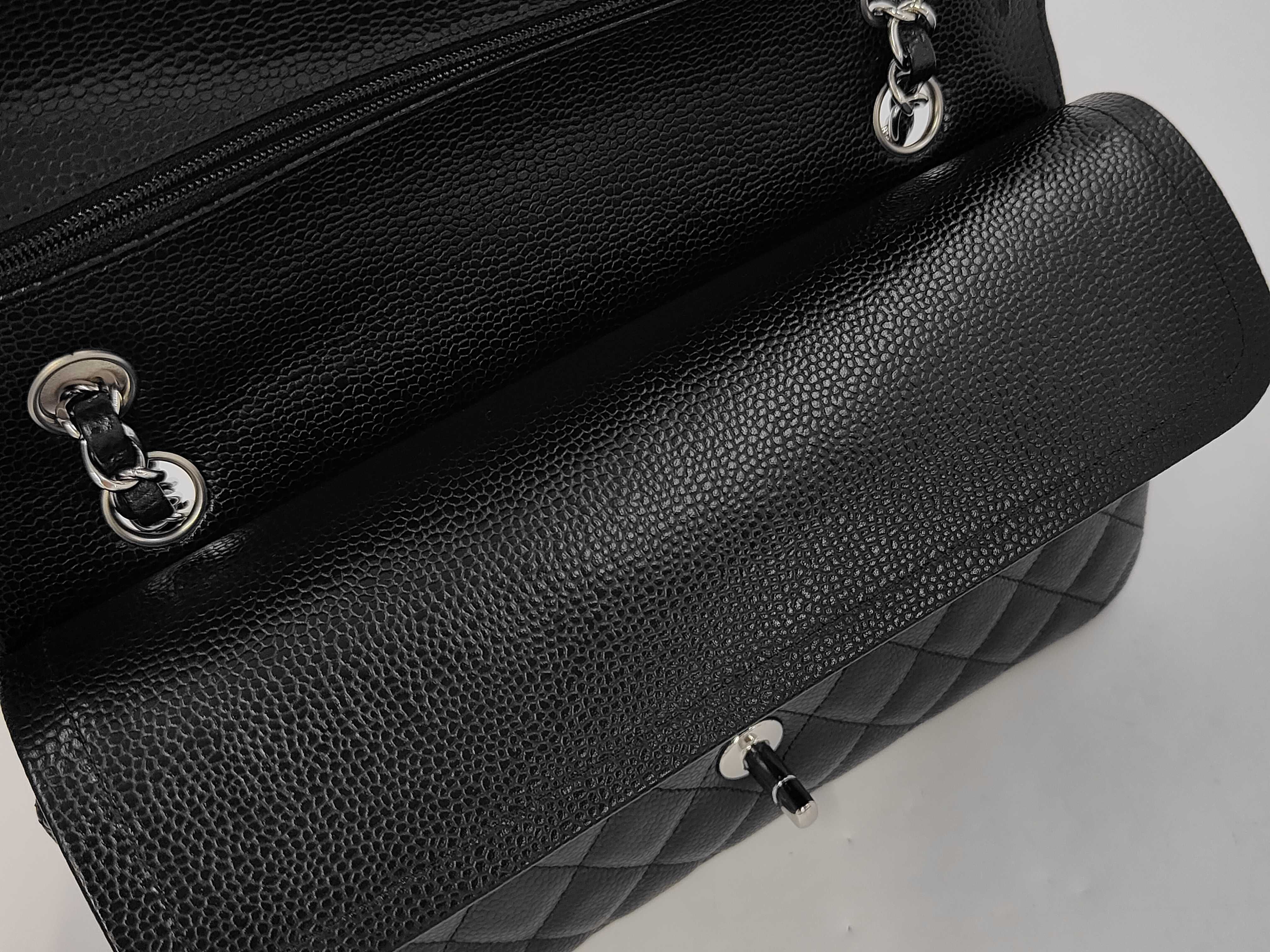 Matelassé Chain Shoulder Bag, Caviar Leather Shoulder Bag — view 12