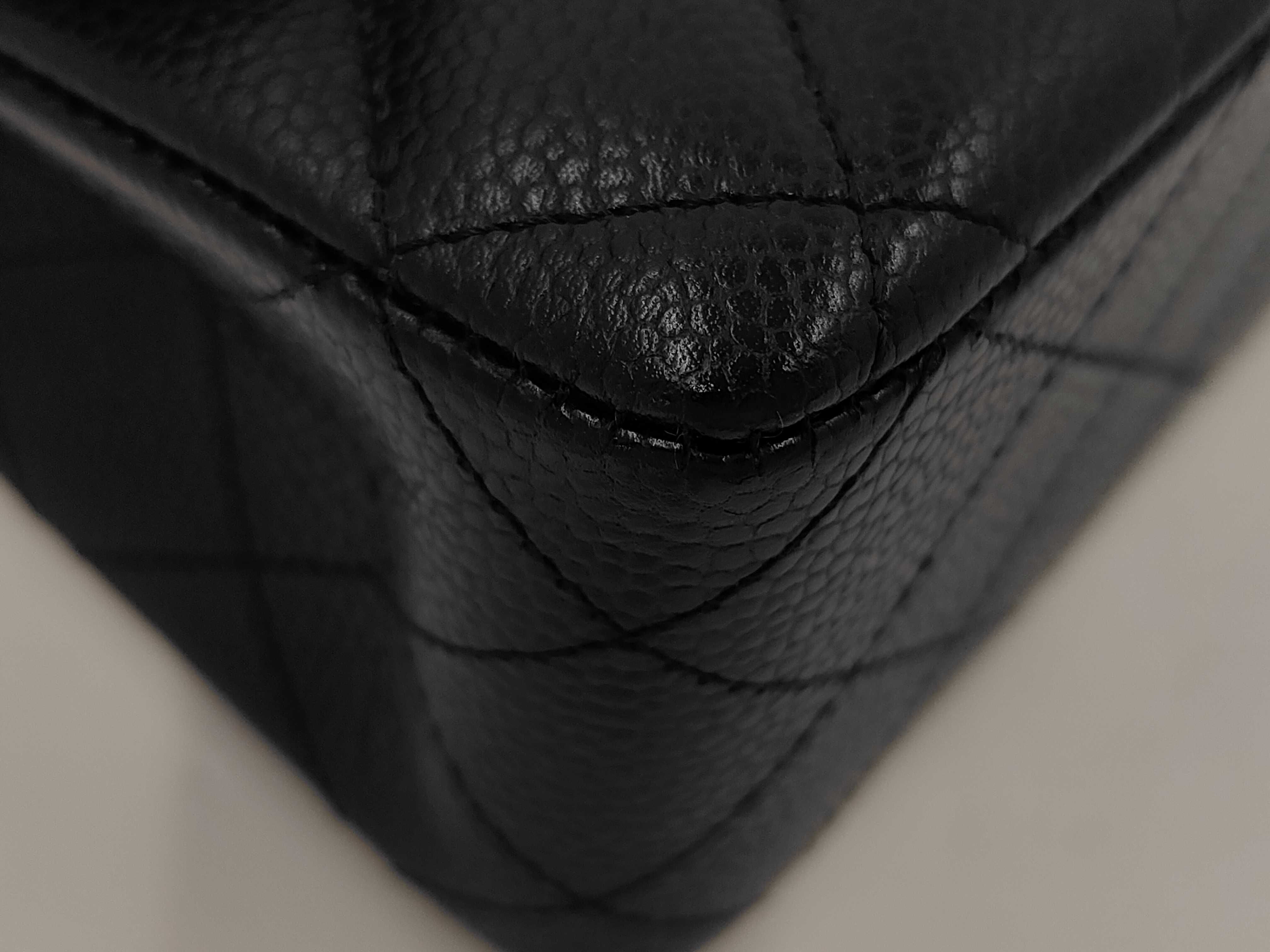 Matelassé Chain Shoulder Bag, Caviar Leather Shoulder Bag — view 3