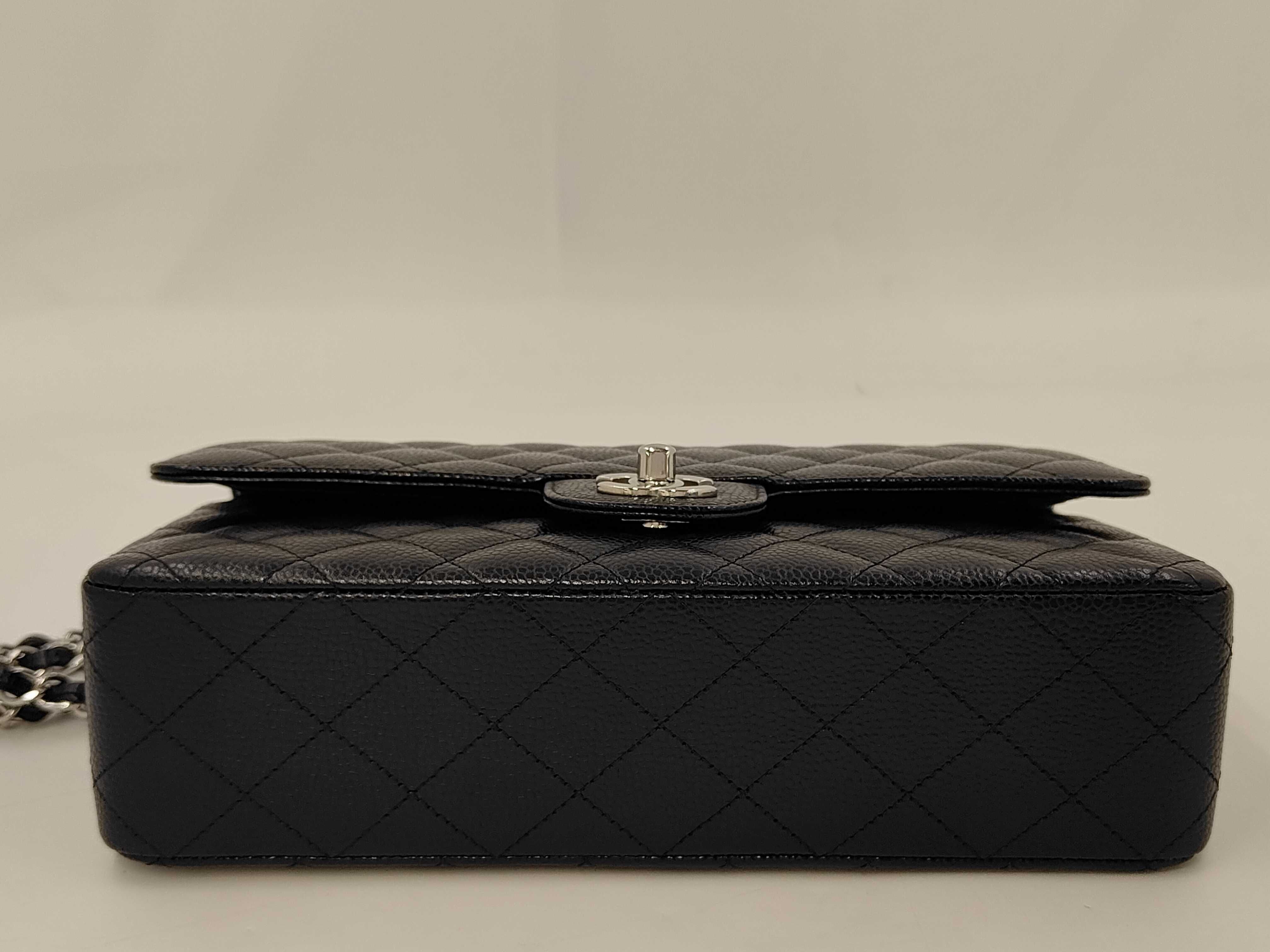 Matelassé Chain Shoulder Bag, Caviar Leather Shoulder Bag — view 4