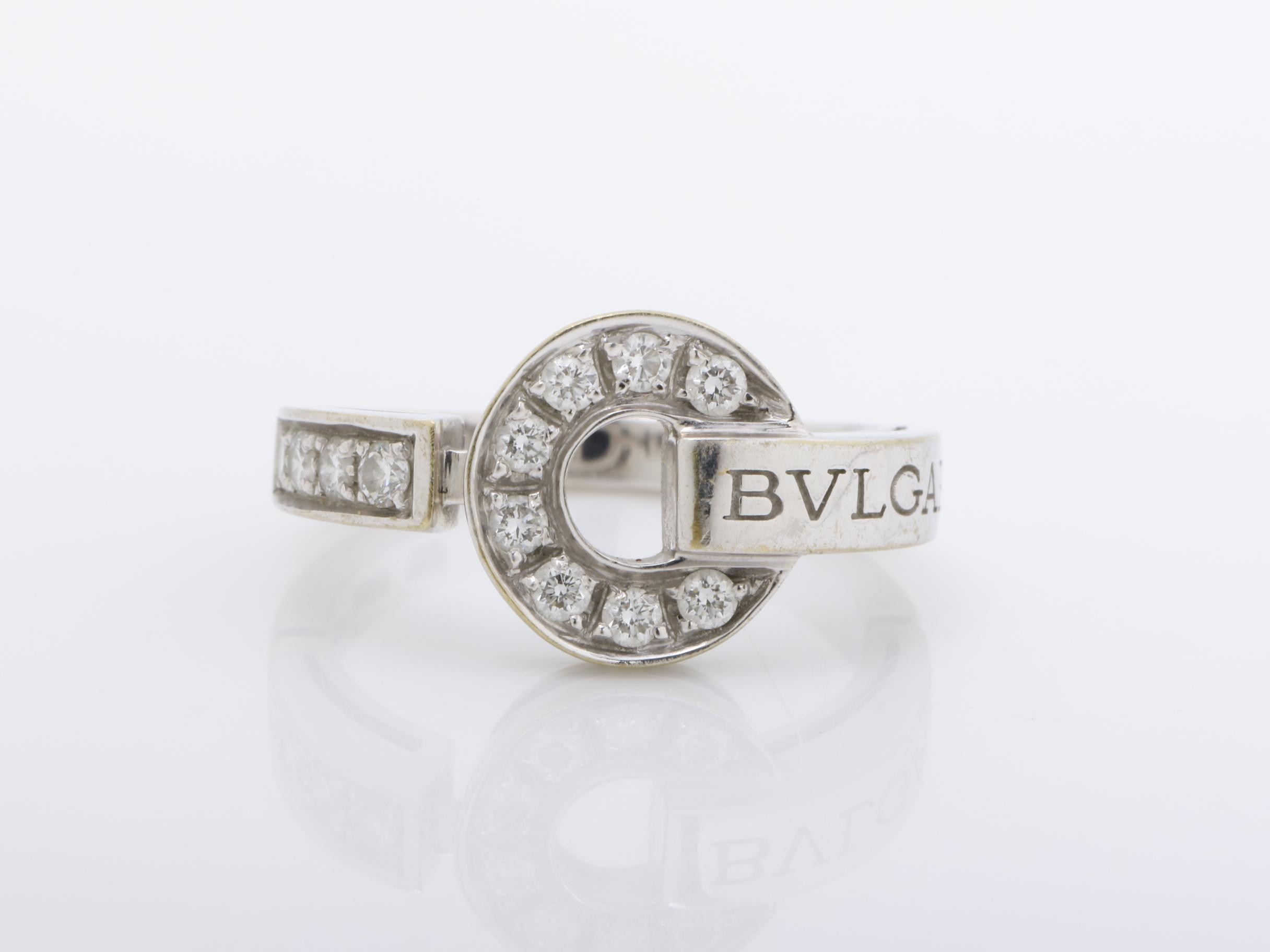 (precious metal) ring, 750WG, 5.3g, size #10