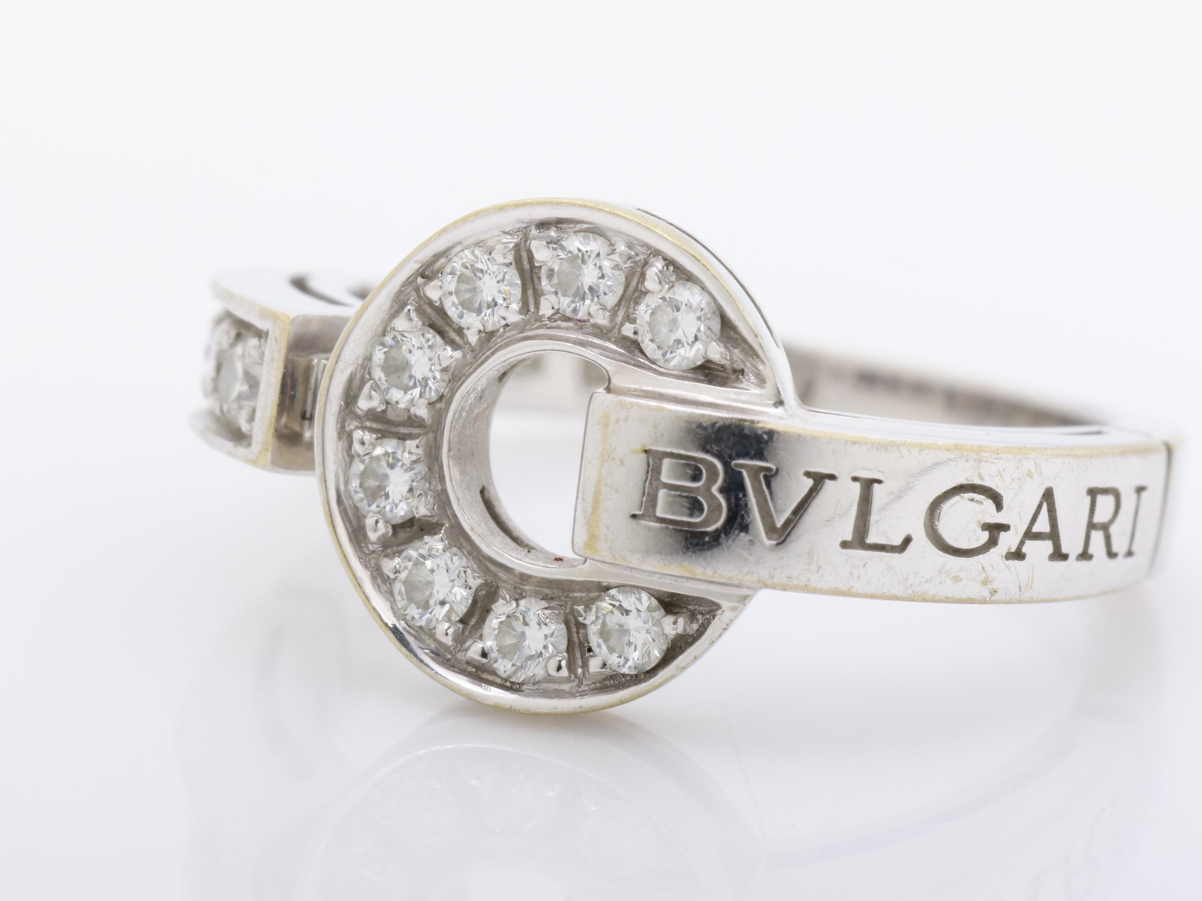 (precious metal) ring, 750WG, 5.3g, size #10 — view 3
