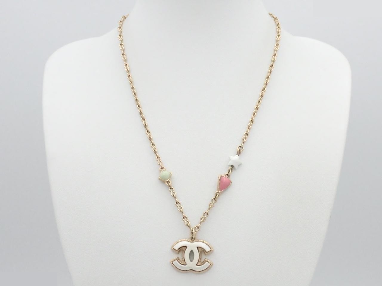 A19P Coco Mark Star Necklace, Chain approx. 46cm — view 3