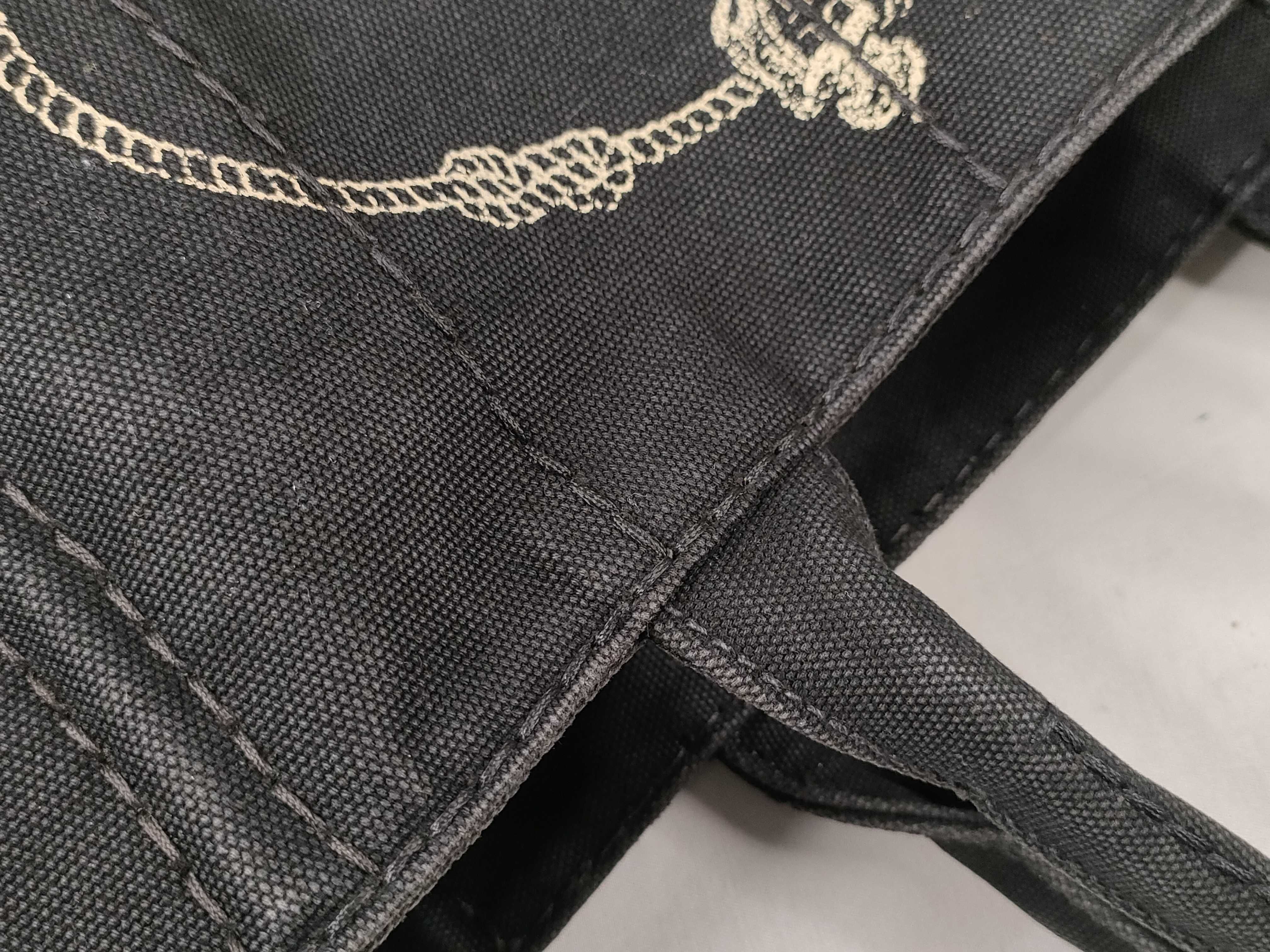 Canapa Mini Tote Bag, Black, No Straps, 1BG439 Tote Bag — view 5