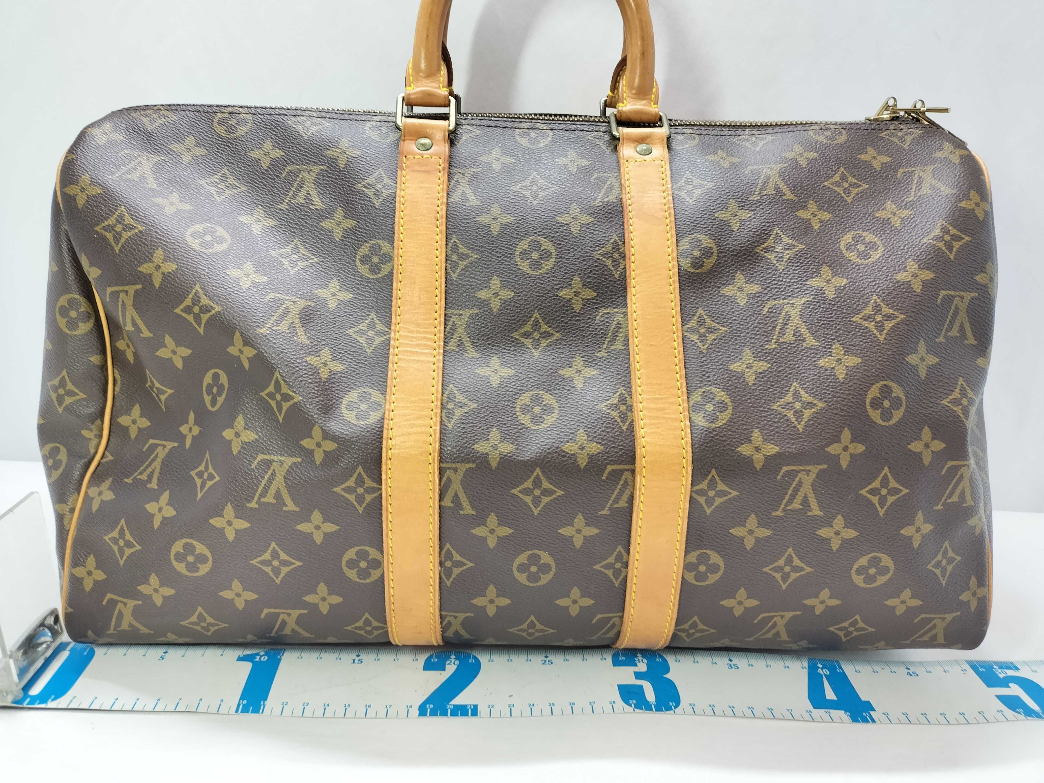 Monogram Vuitton Keepall Bandoulière 45 M41418 VI882 Boston Bag — view 2