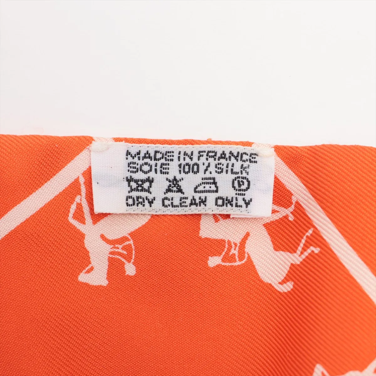 Twilly Scarf Silk Orange Thread Les Allure — view 3