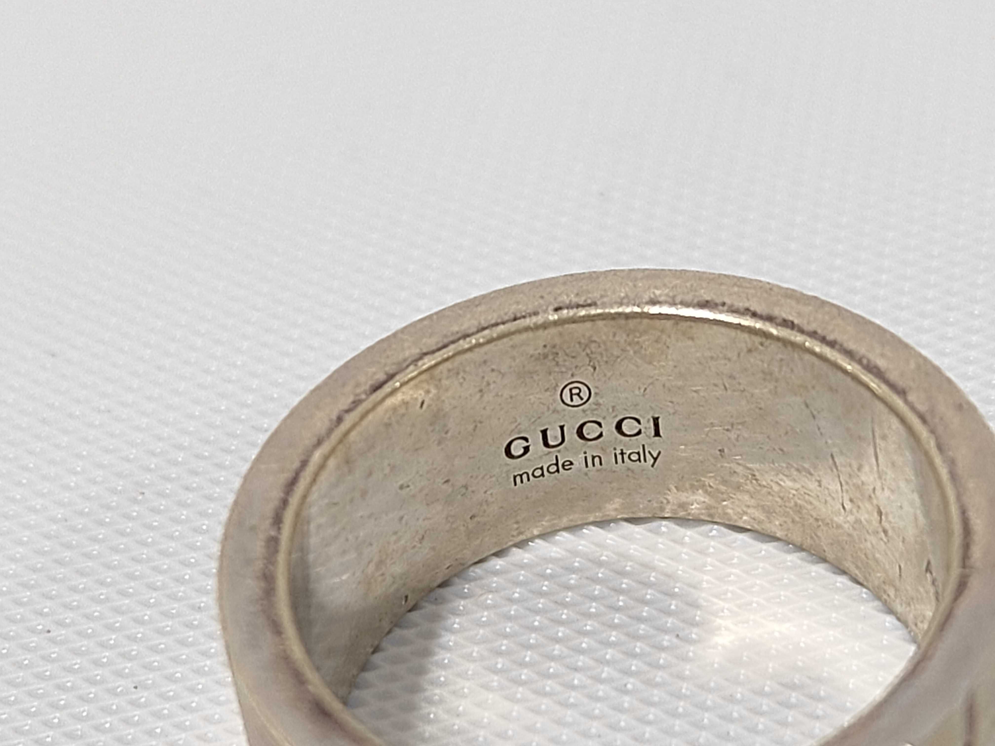 Branded G Ring, Sterling Silver 925, Size 10 — view 6