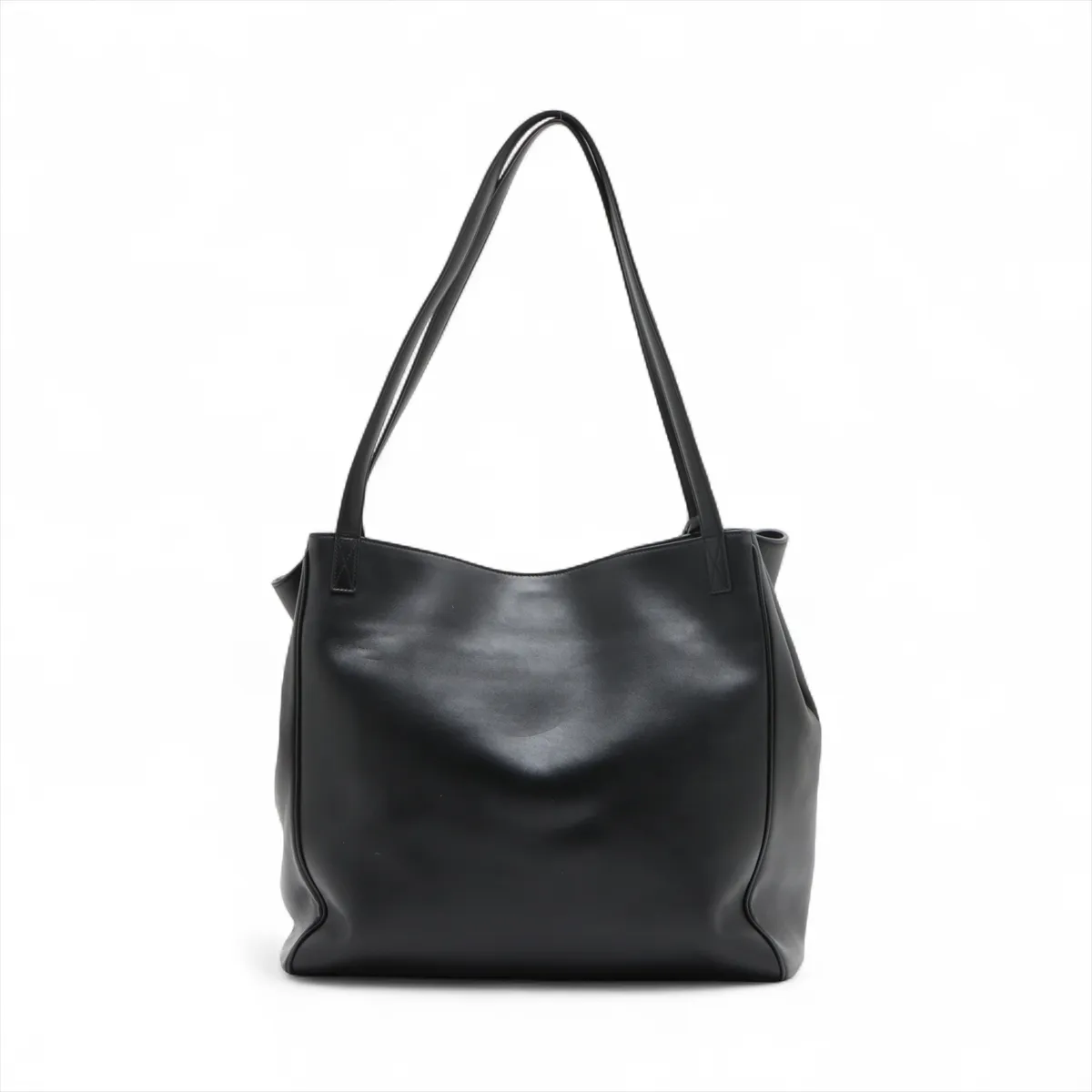 Rodeo Leather Tote Bag, Black, 827664 — view 2