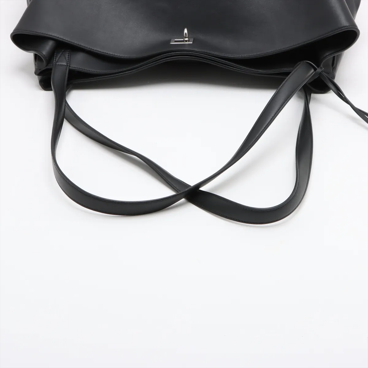 Rodeo Leather Tote Bag, Black, 827664 — view 5