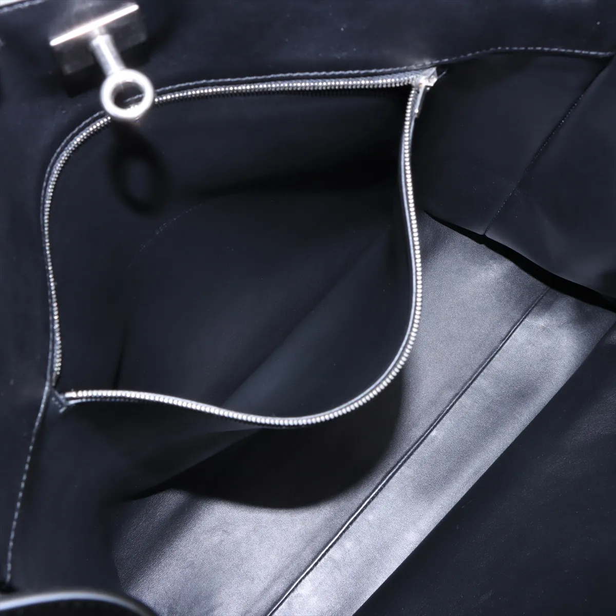 Rodeo Leather Tote Bag, Black, 827664 — view 9