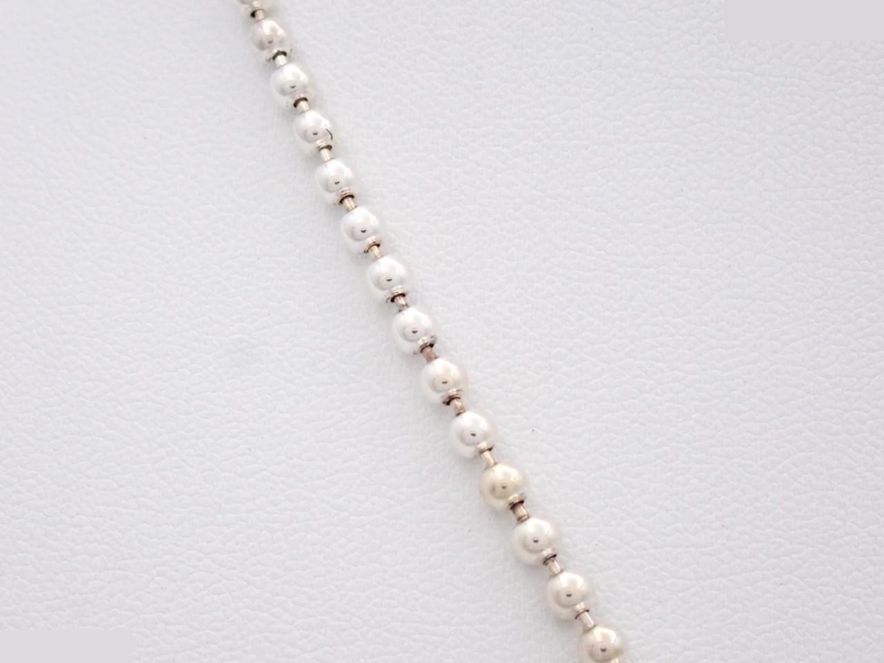 Interlocking T-bar 925 necklace, 20.9g — view 2