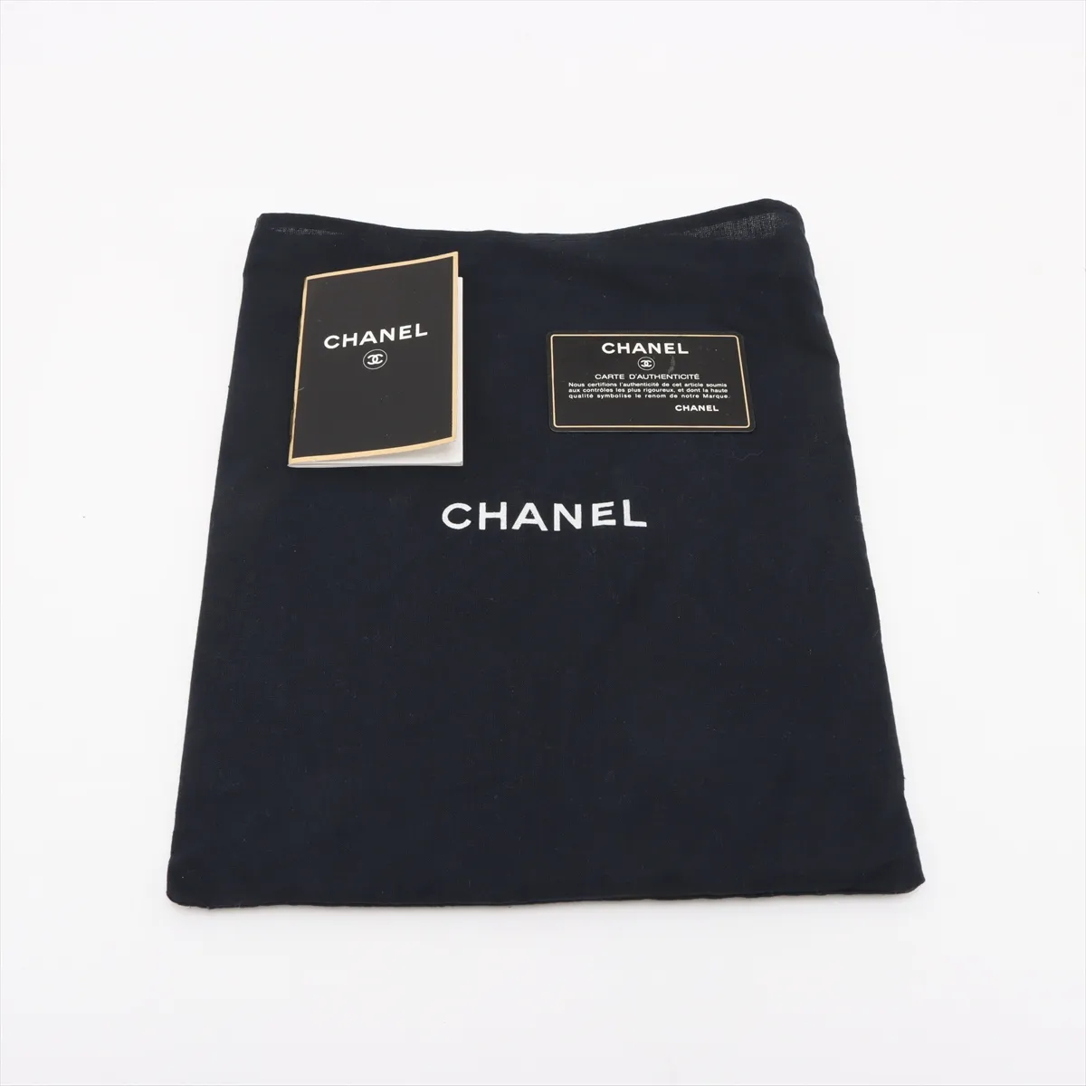 Matelassé 23 Lambskin Double Flap Double Chain Bag, Black with Gold Hardware, 4170907, Series 4, A01113 — view 12