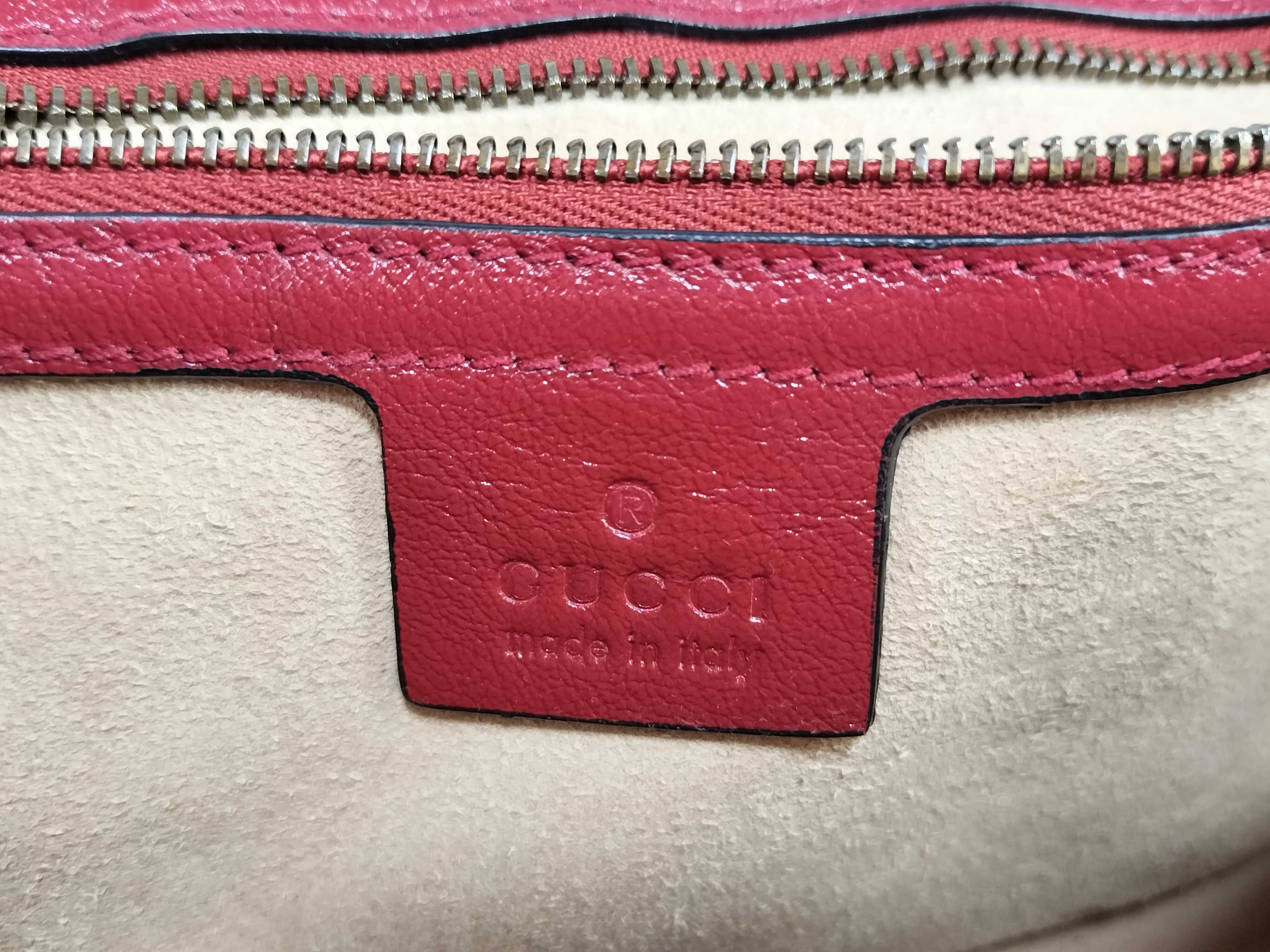 GG Marmont 443497 Leather Chain Shoulder Bag — view 12