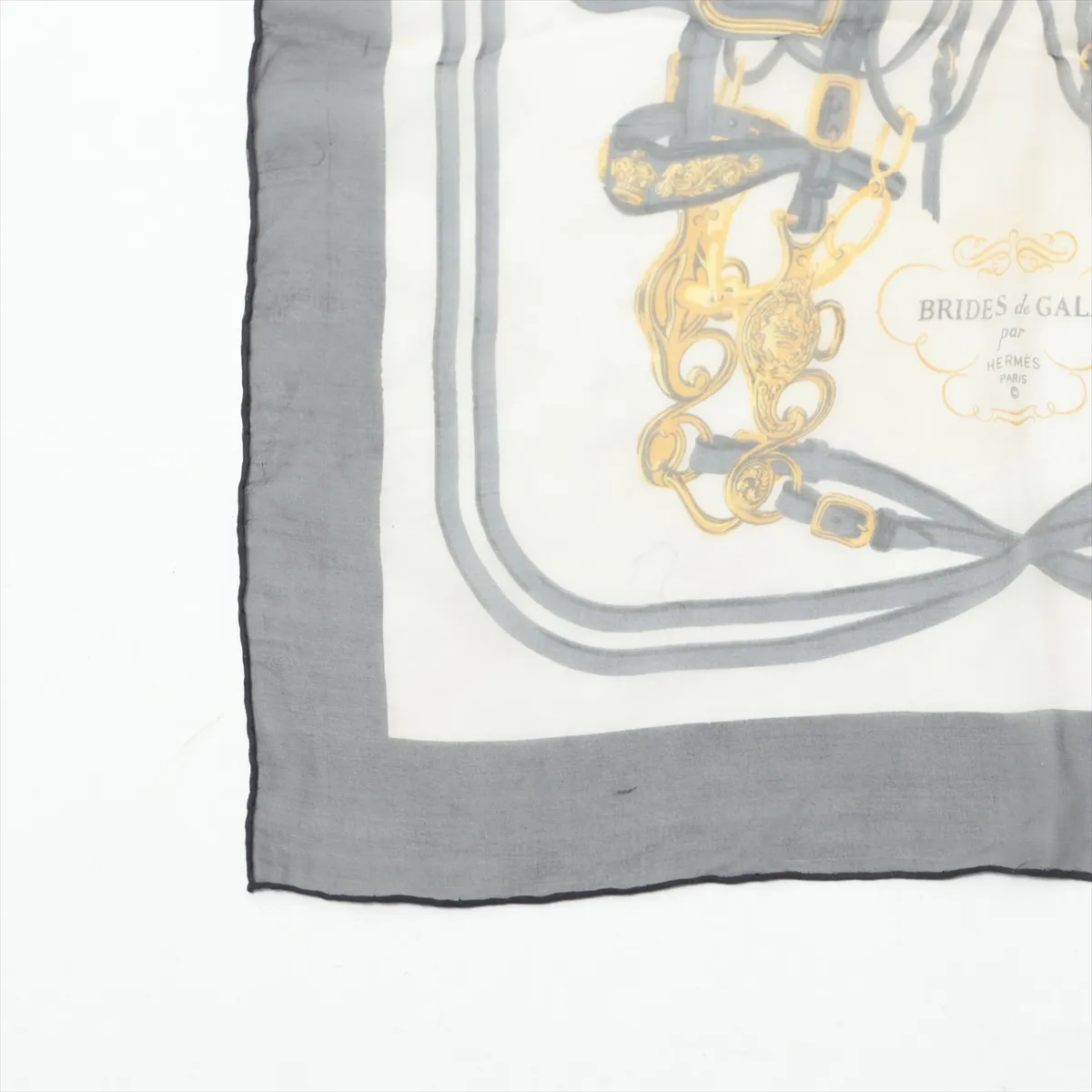 Muslin Scarf Silk Black — view 5