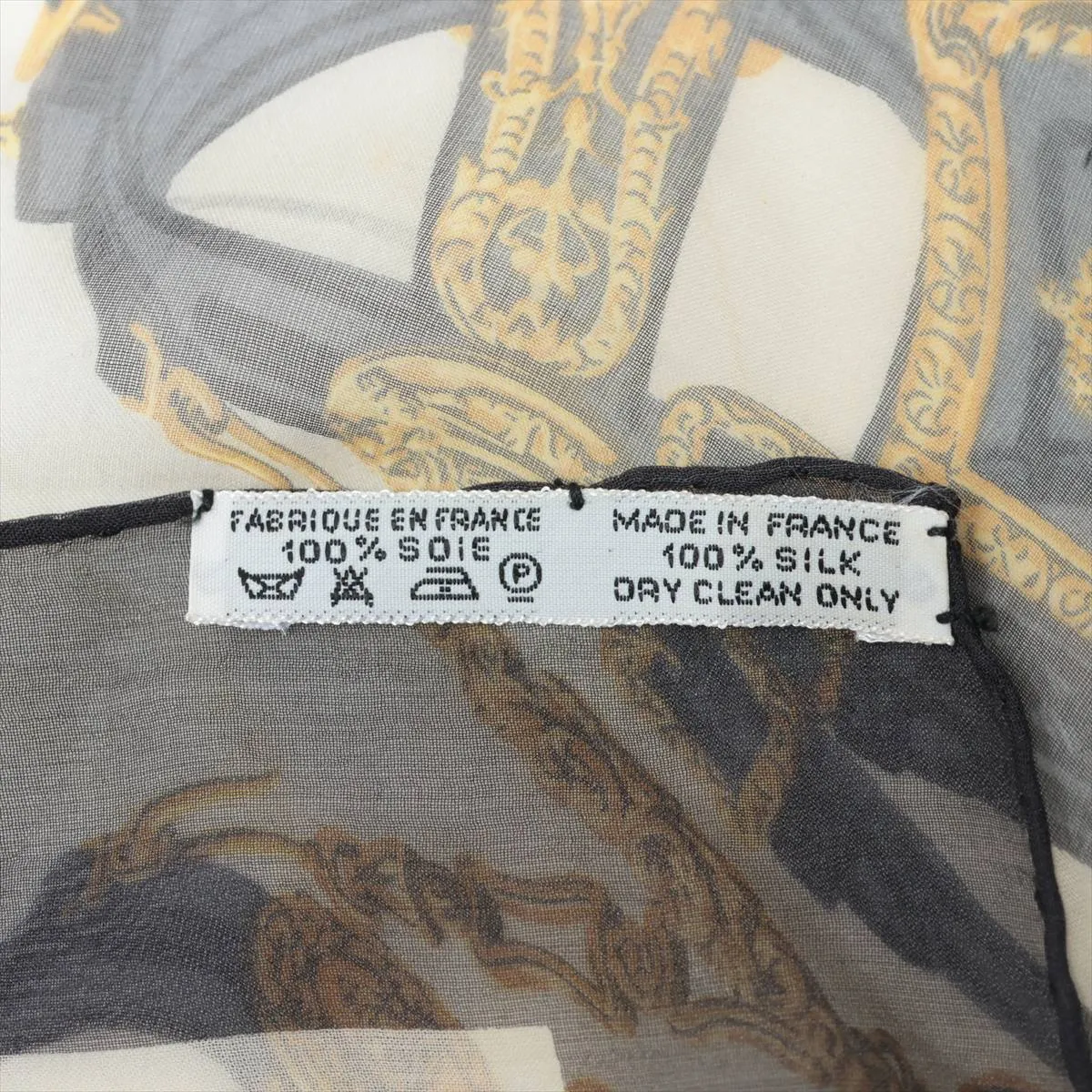 Muslin Scarf Silk Black — view 7