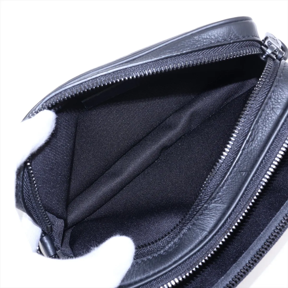 Monogram Shadow Alpha Wearable Wallet NV M82544 Black (RFID responsive) — view 7