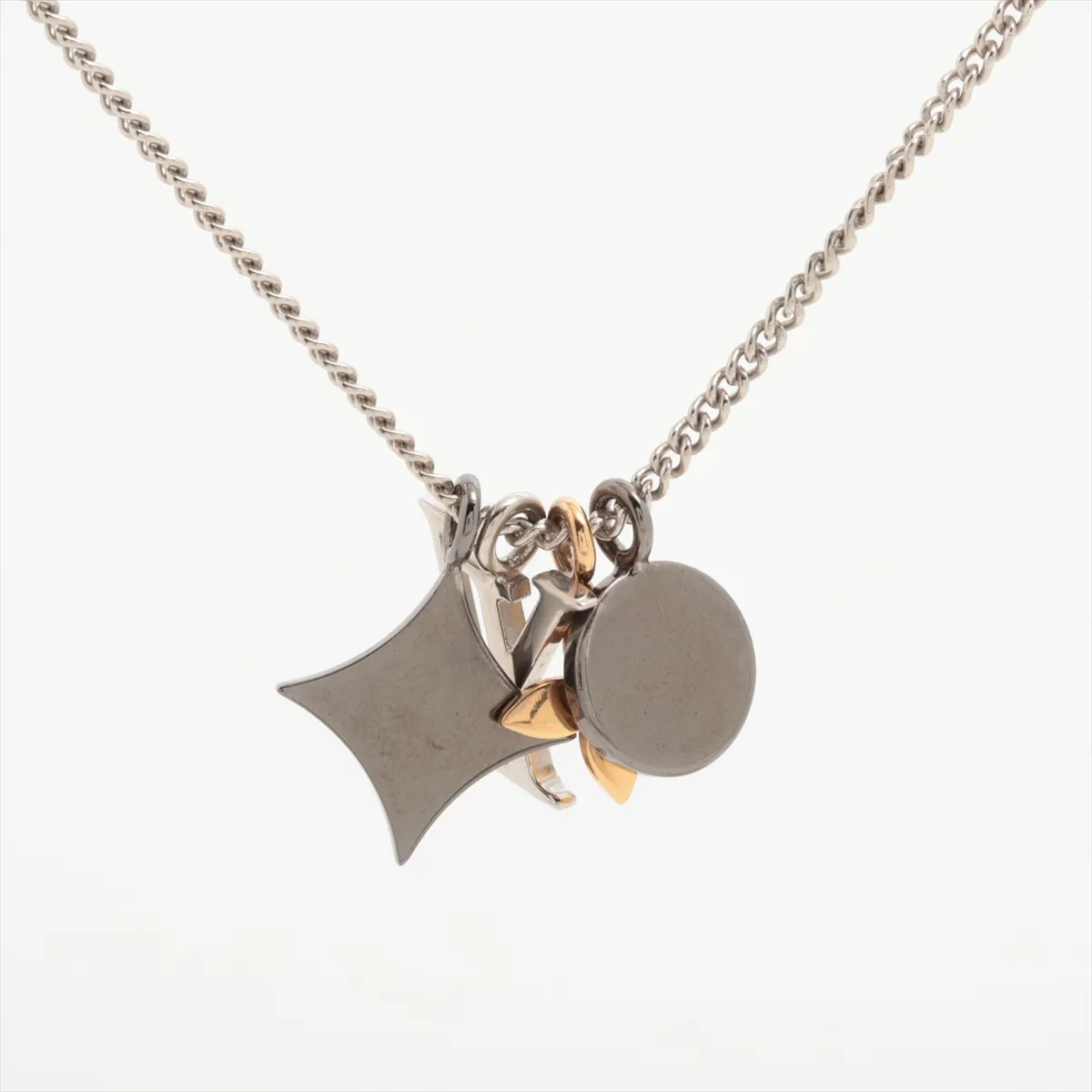 M00521 Pendant LV Instinct RM0222 Necklace Metal x GP Silver x Gold — view 2