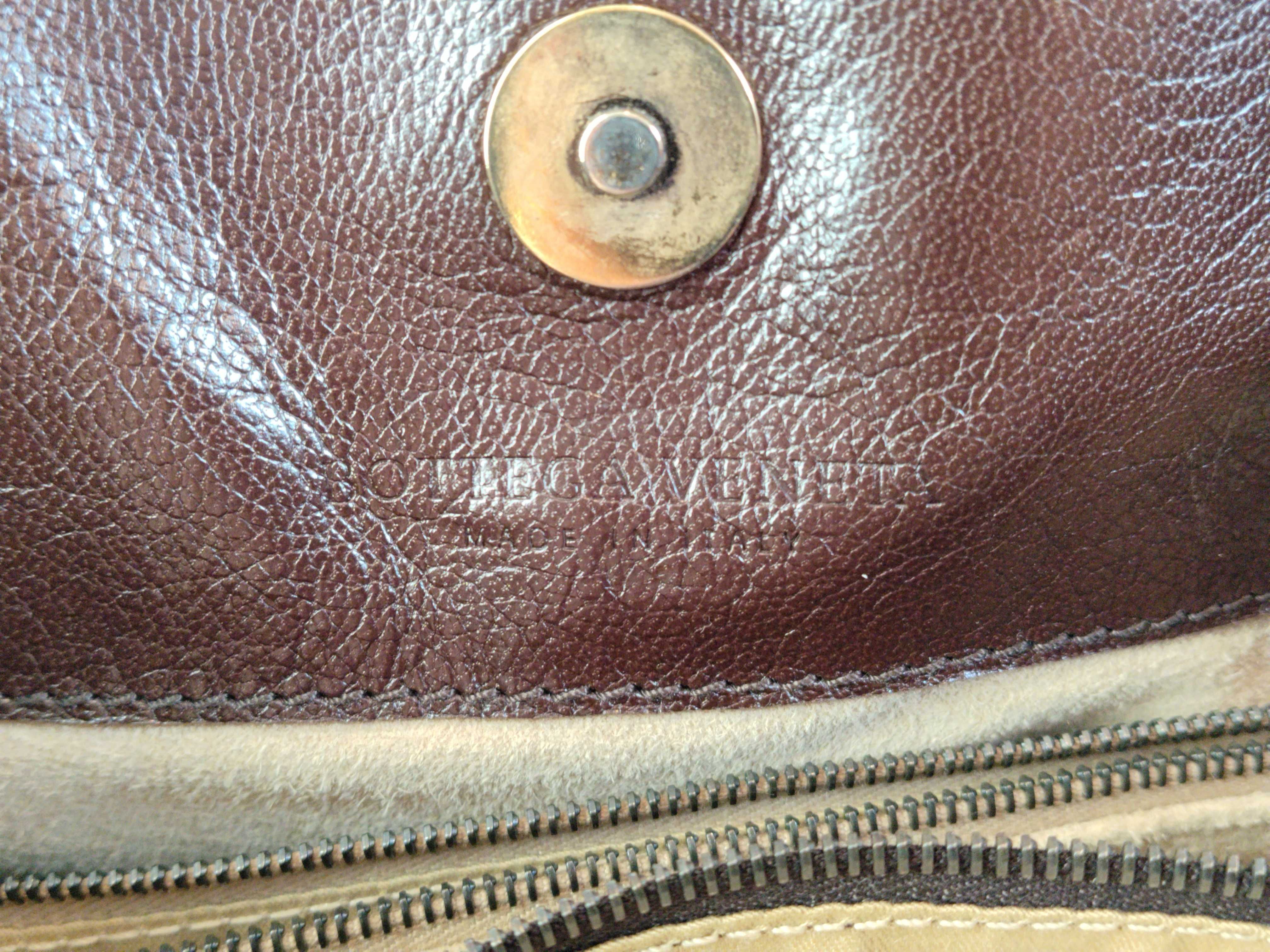 Intrecciato Bottega Veneta Handbag - Brown x Silver — view 15