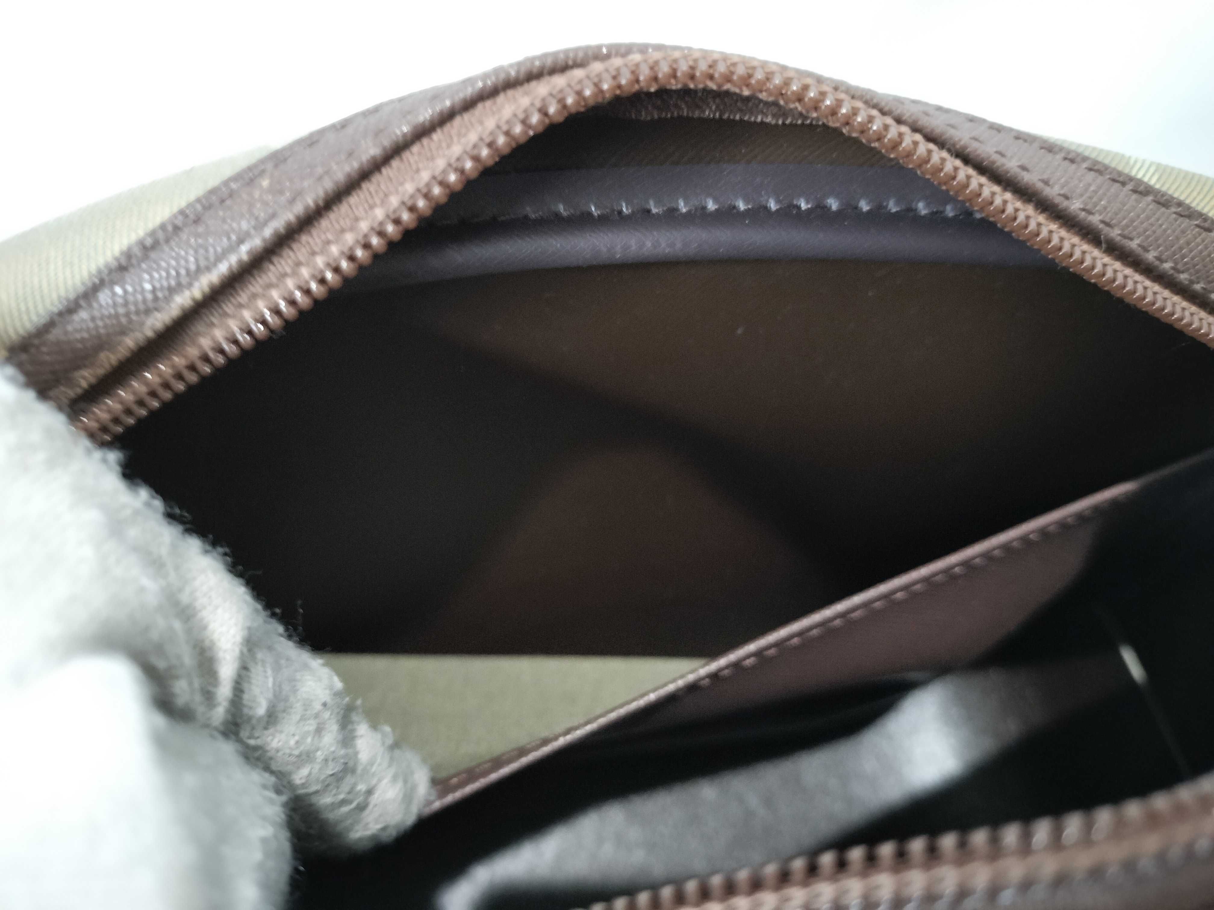 Burberrys Nova Check Canvas Shoulder Bag — view 11