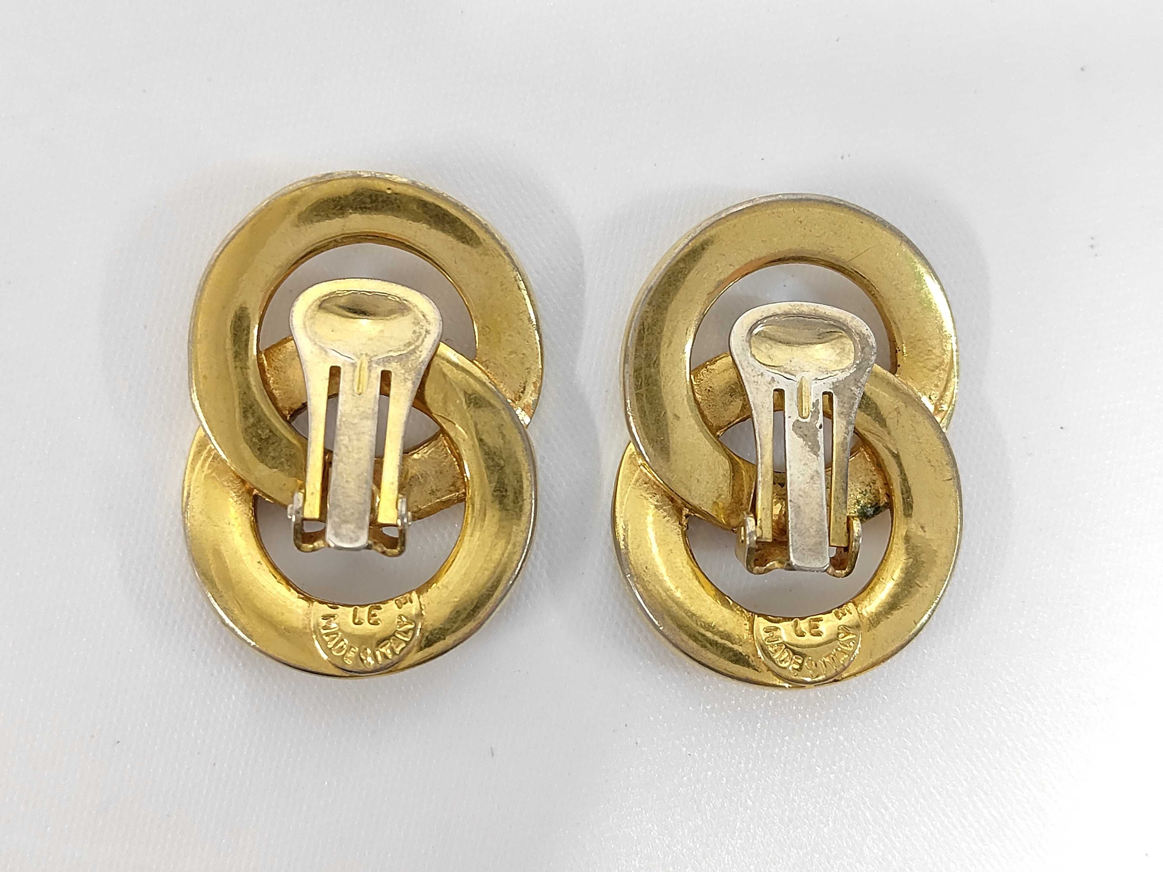 logo hoop earrings — view 2