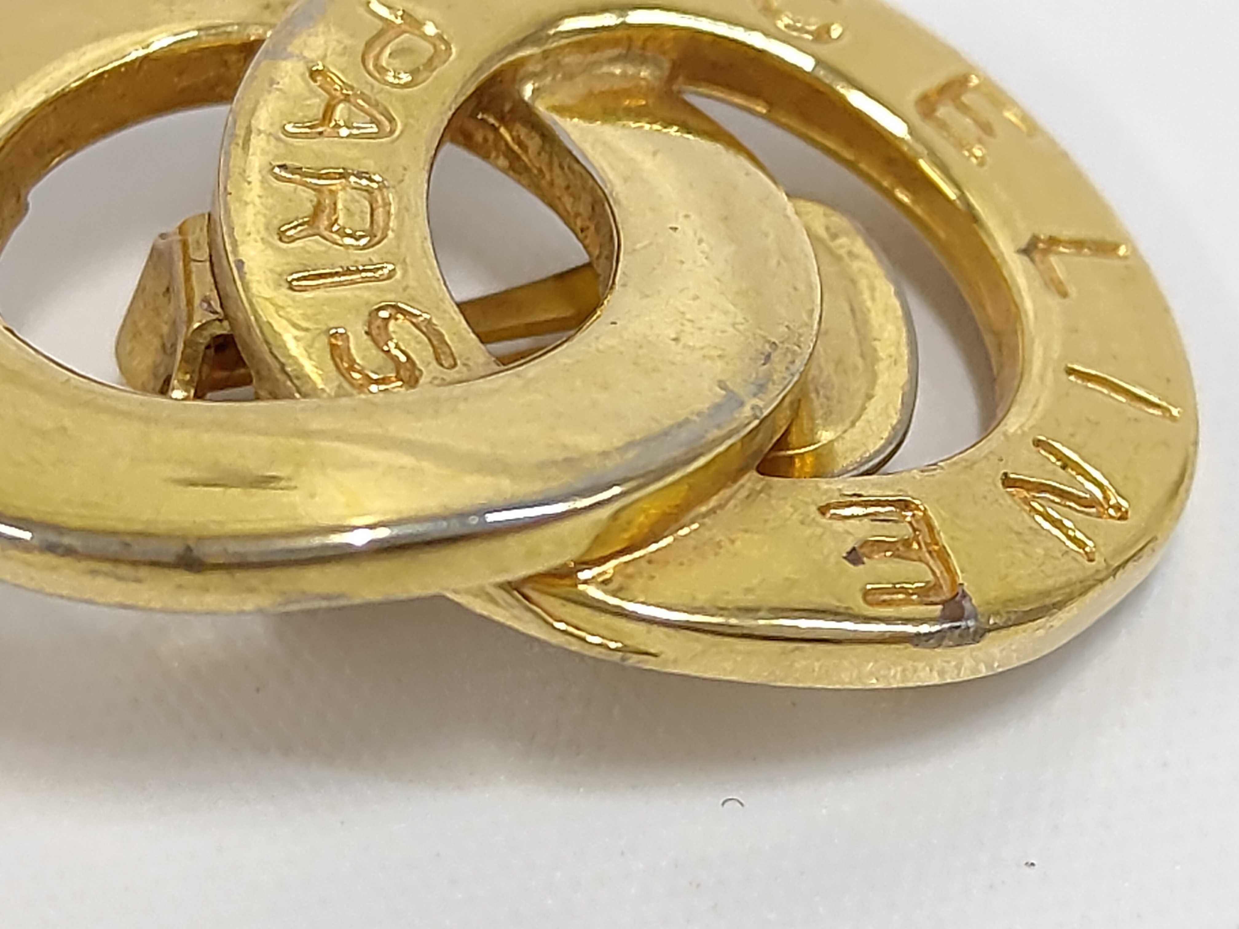 logo hoop earrings — view 6