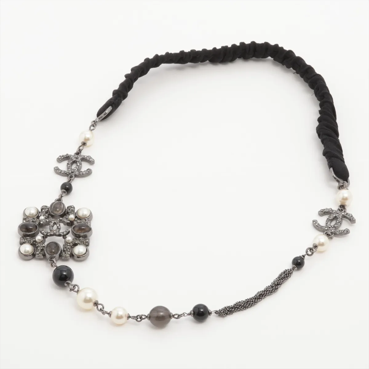 Coco Mark Hair Accessory, Metal x Rhinestone x Faux Pearl,