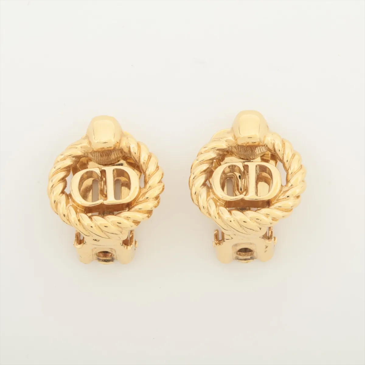 CD Logo Necklace GP Gold — view 7
