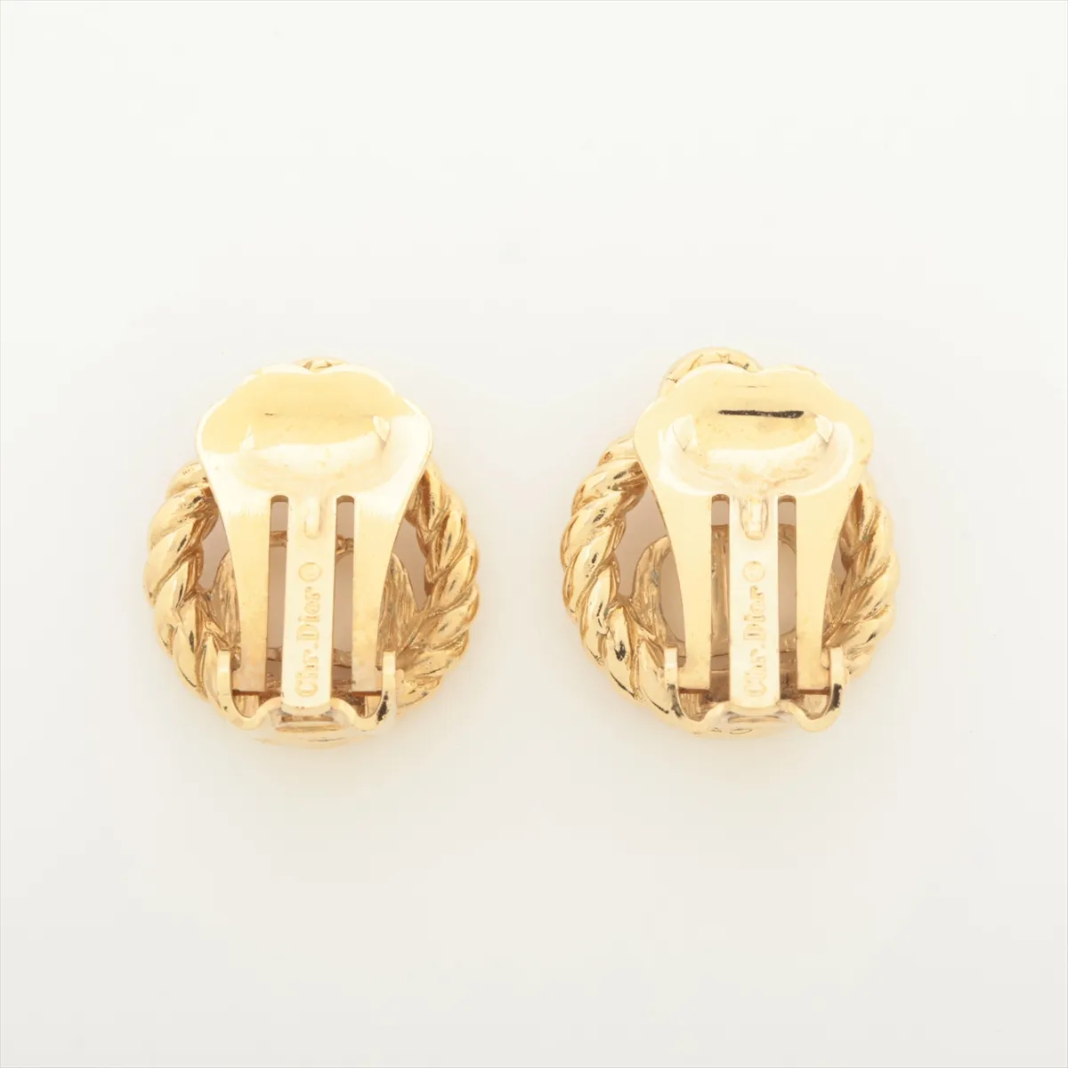 CD Logo Necklace GP Gold — view 8