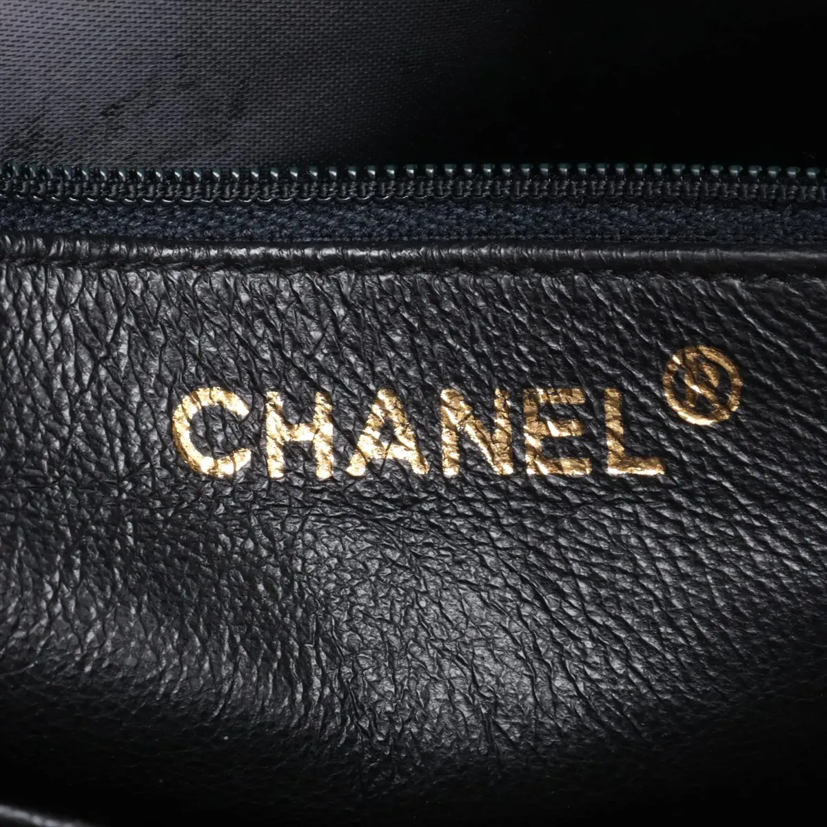 Matelassé Lambskin Chain Shoulder Bag, Black with Gold Hardware, Item No. 1952031 (Serial Number 1) — view 10