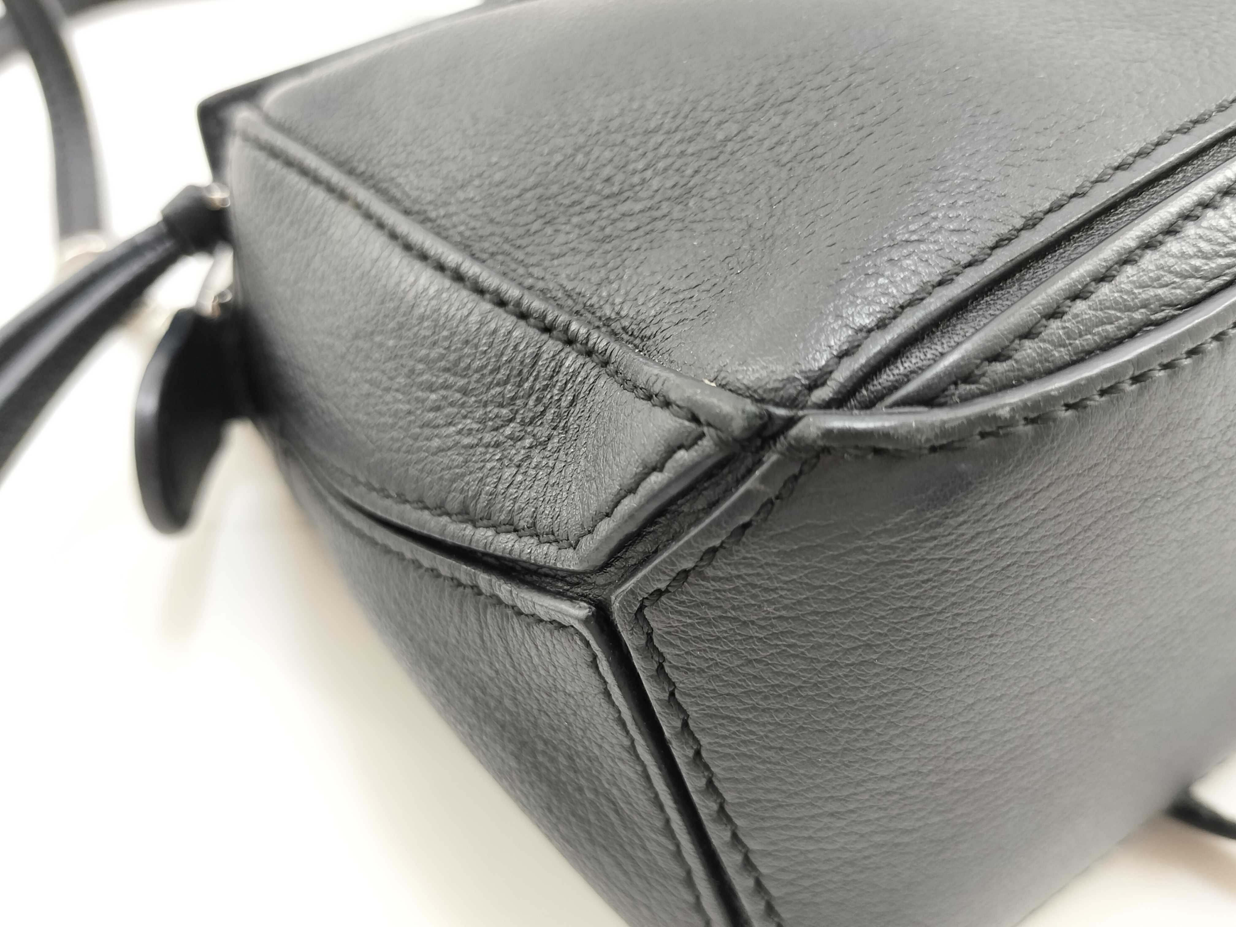 HK- Puzzle Mini Leather Black Shoulder Bag (Handbag) — view 6