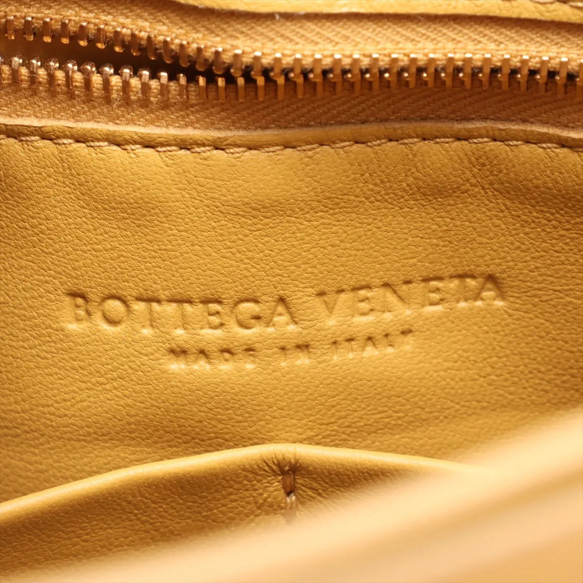 Marie Leather Shoulder Bag, Yellow — view 13