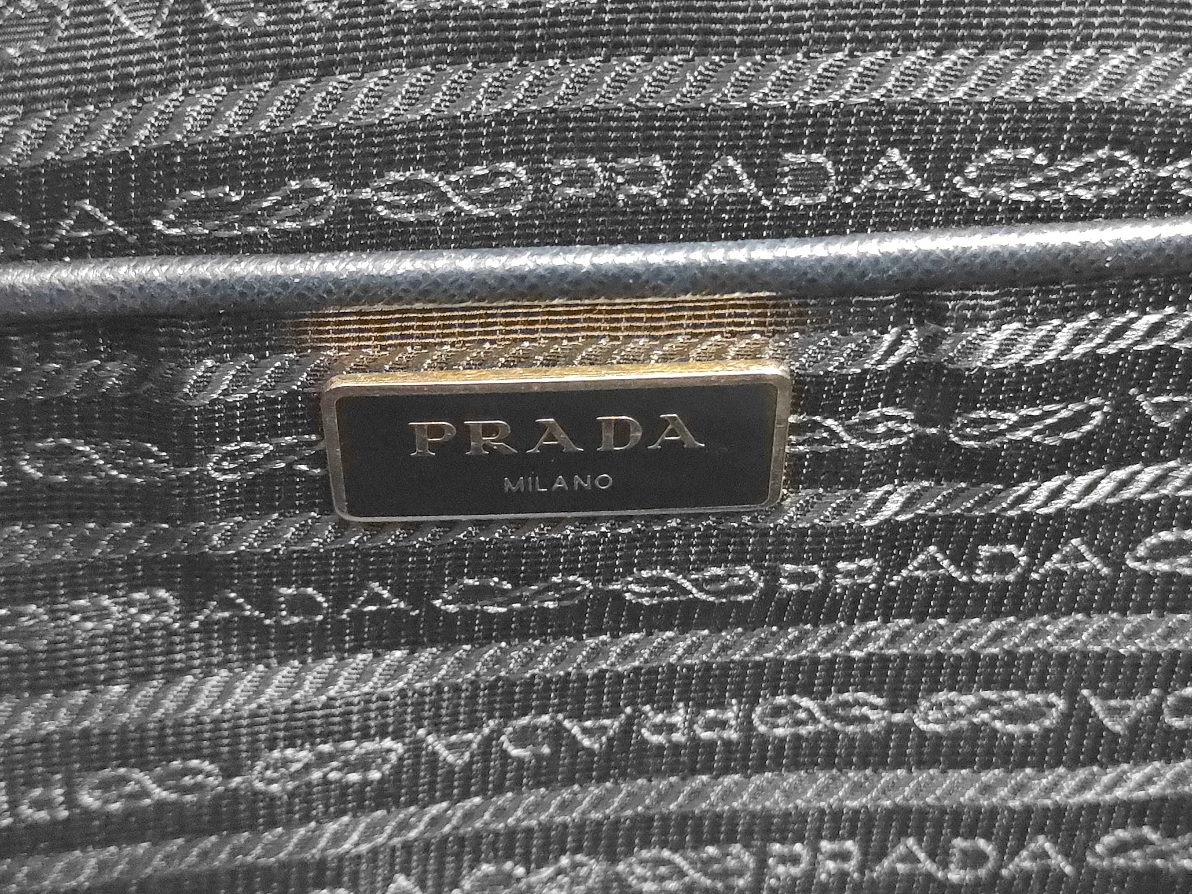 Saffiano Lux Tote Shoulder Bag Black BN2274 Tote Bag — view 9