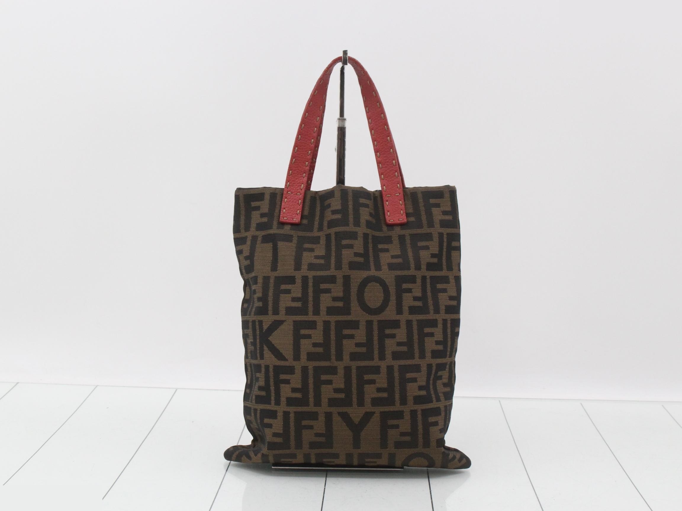Zucca handbag, sequined, FF mini tote bag — view 2