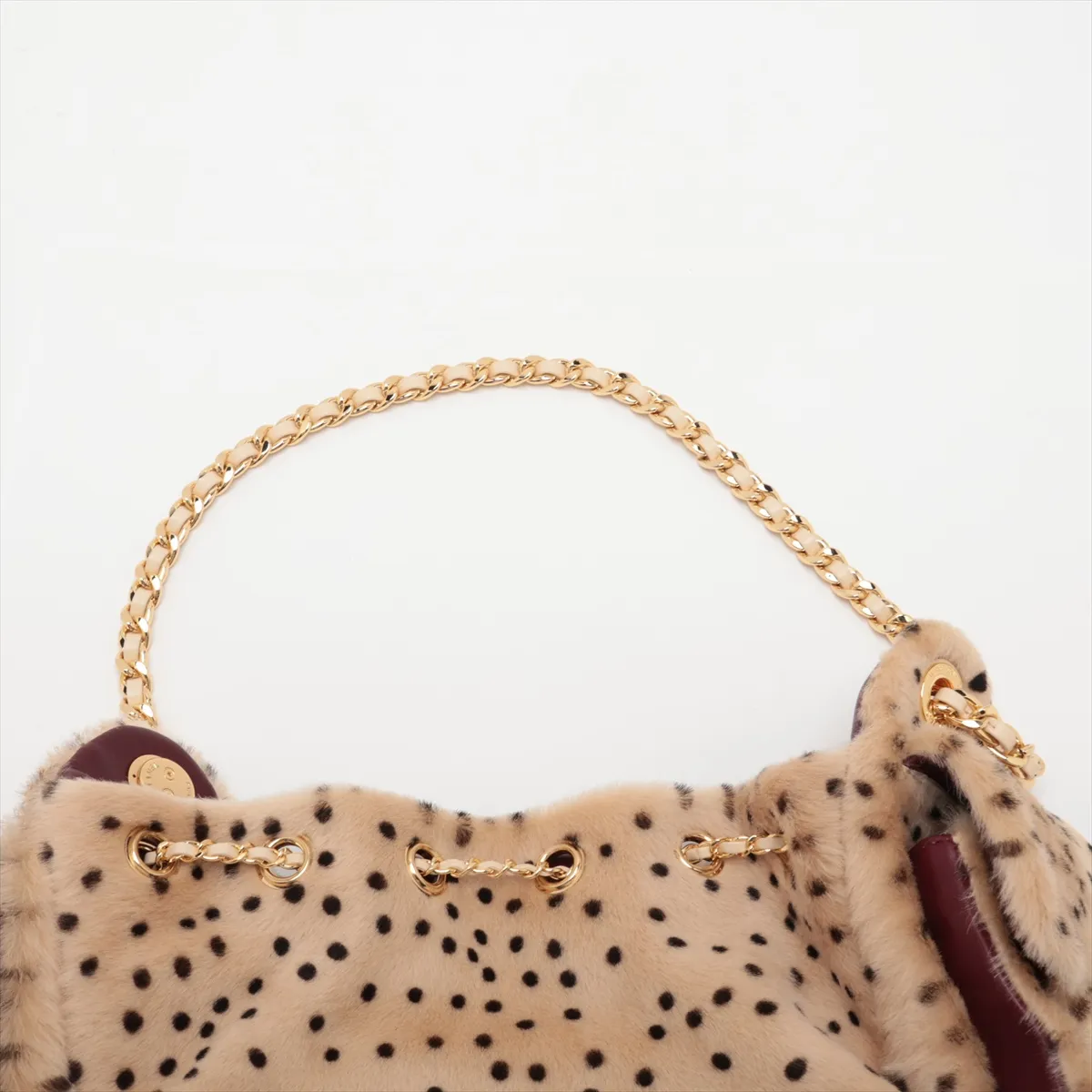 [Individually packaged] Chanel 25 Mini Calf Hair Shoulder Bag, Beige, Gold Hardware, CXHPH1HC, Random Plate, AS5631 — view 6