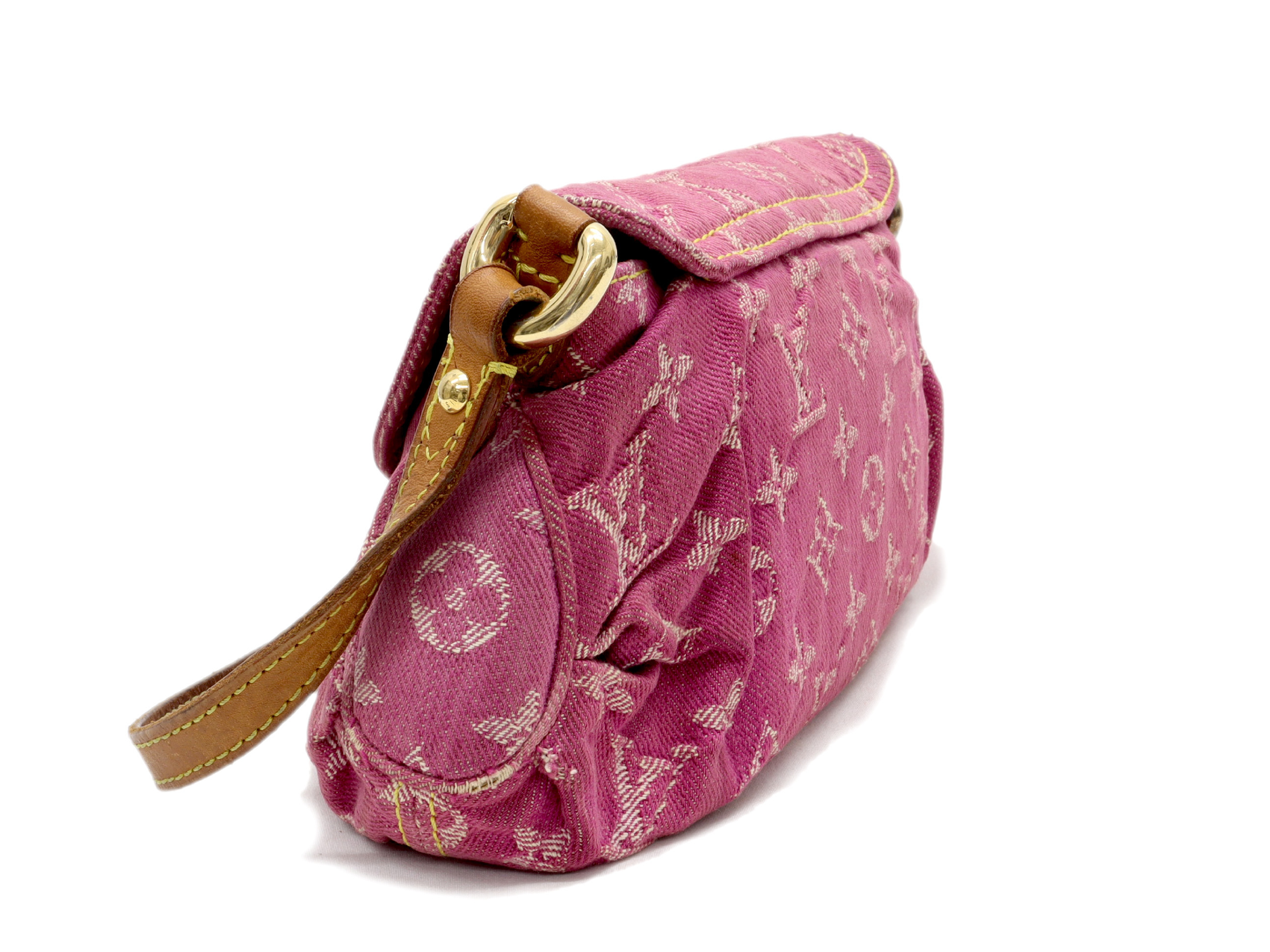 Monogram Denim Mini Pleaty M95216 CA0026 Shoulder Bag — view 3