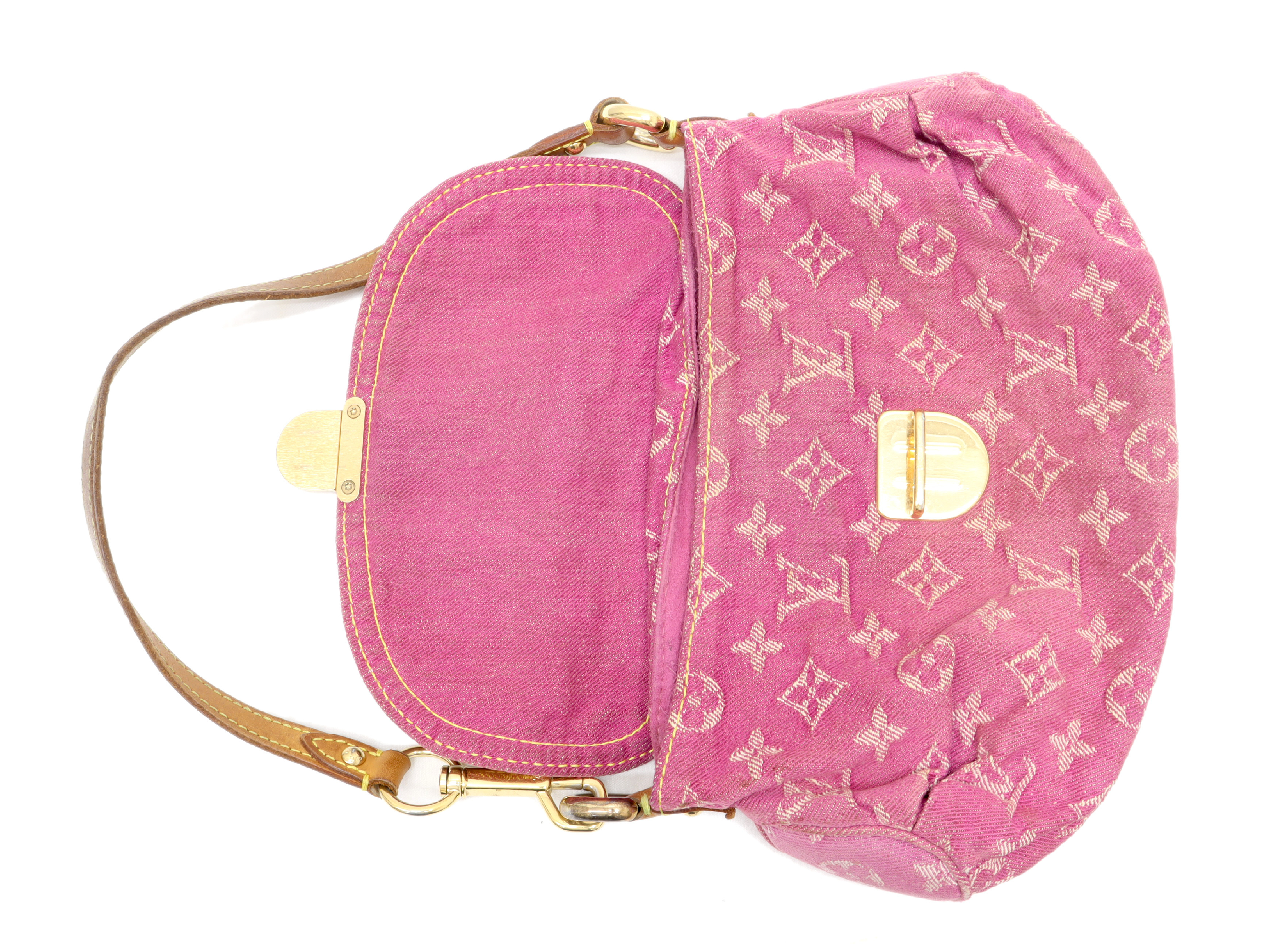 Monogram Denim Mini Pleaty M95216 CA0026 Shoulder Bag — view 7