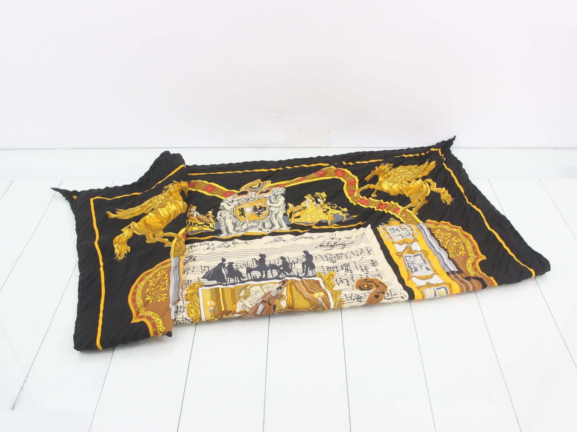 Hermès Carre 90 Scarf, Pleated — view 3