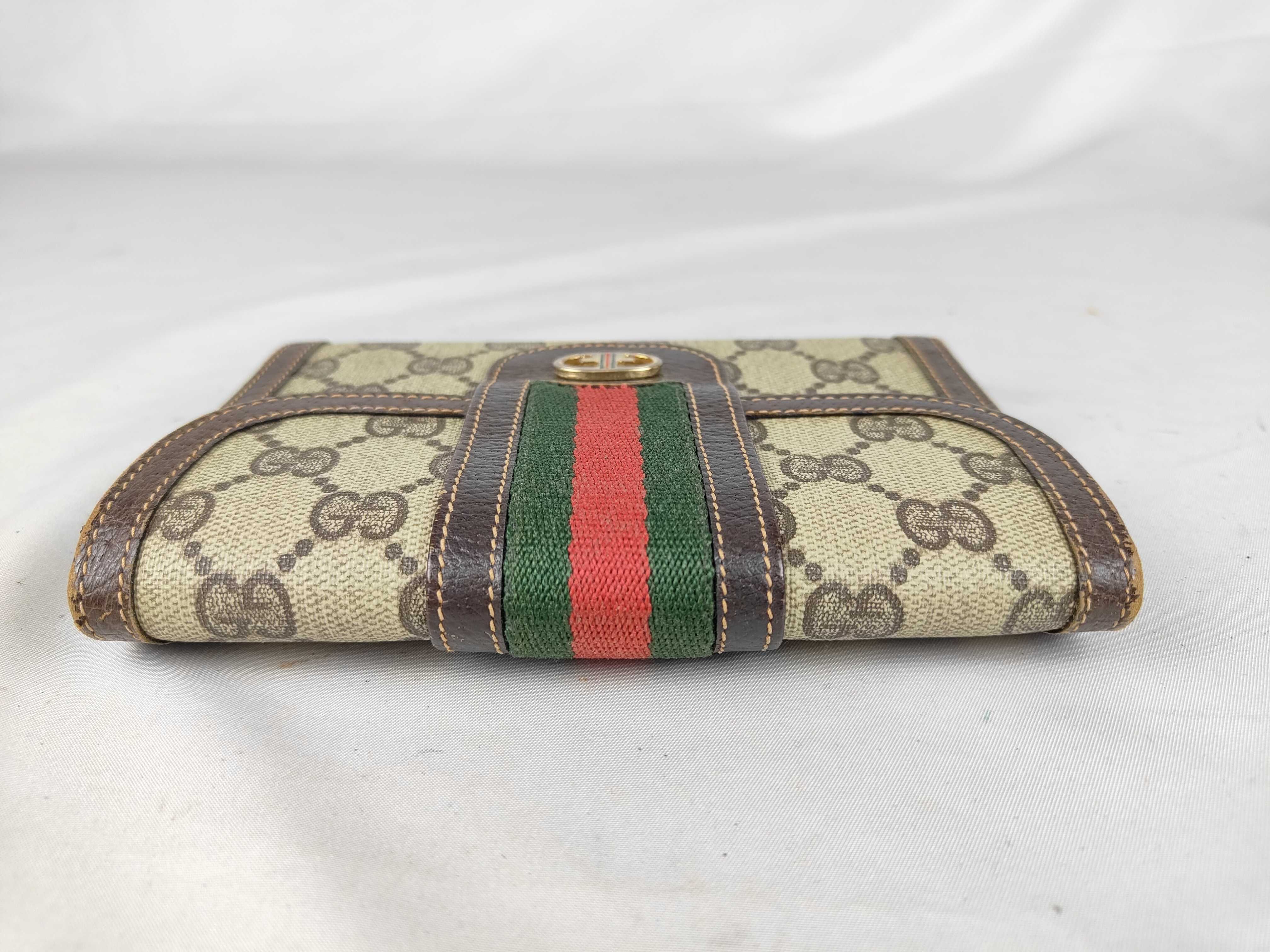 GG Supreme Sherry Folding Wallet — view 3