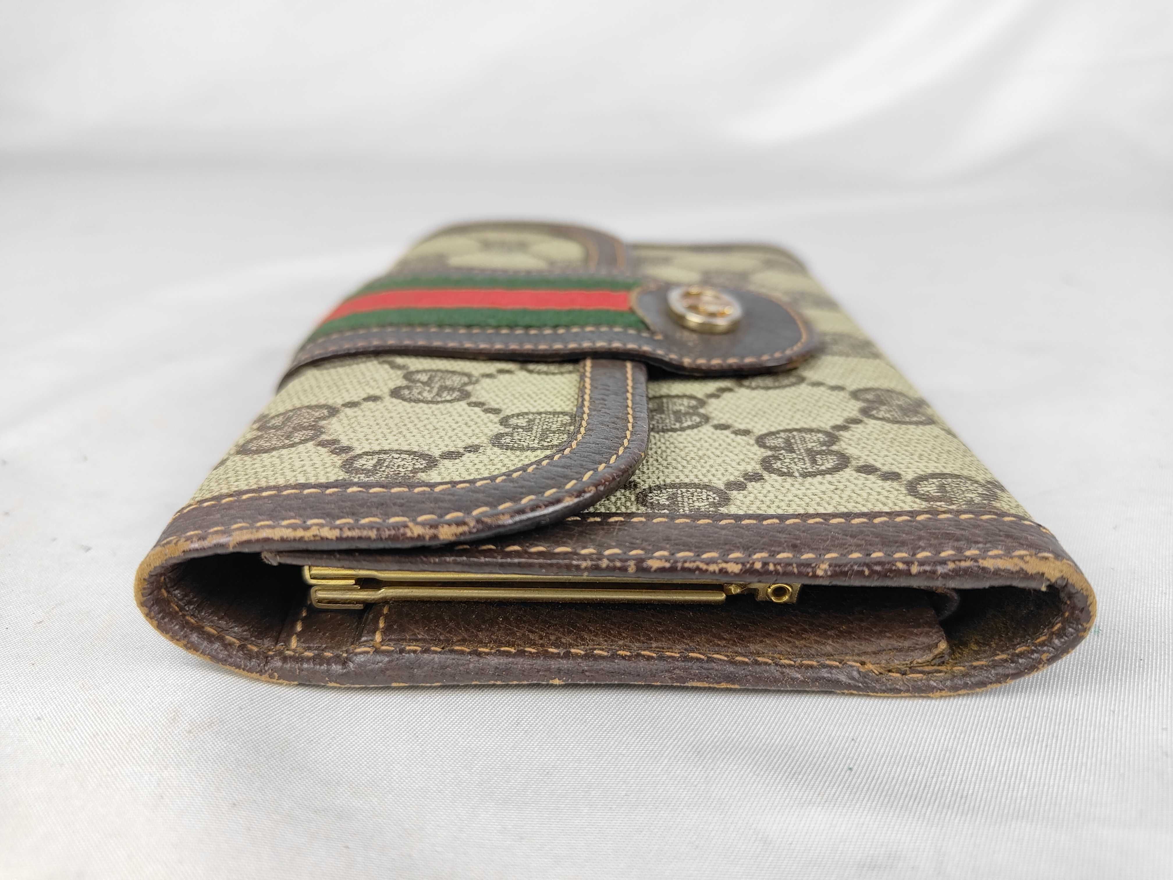 GG Supreme Sherry Folding Wallet — view 4