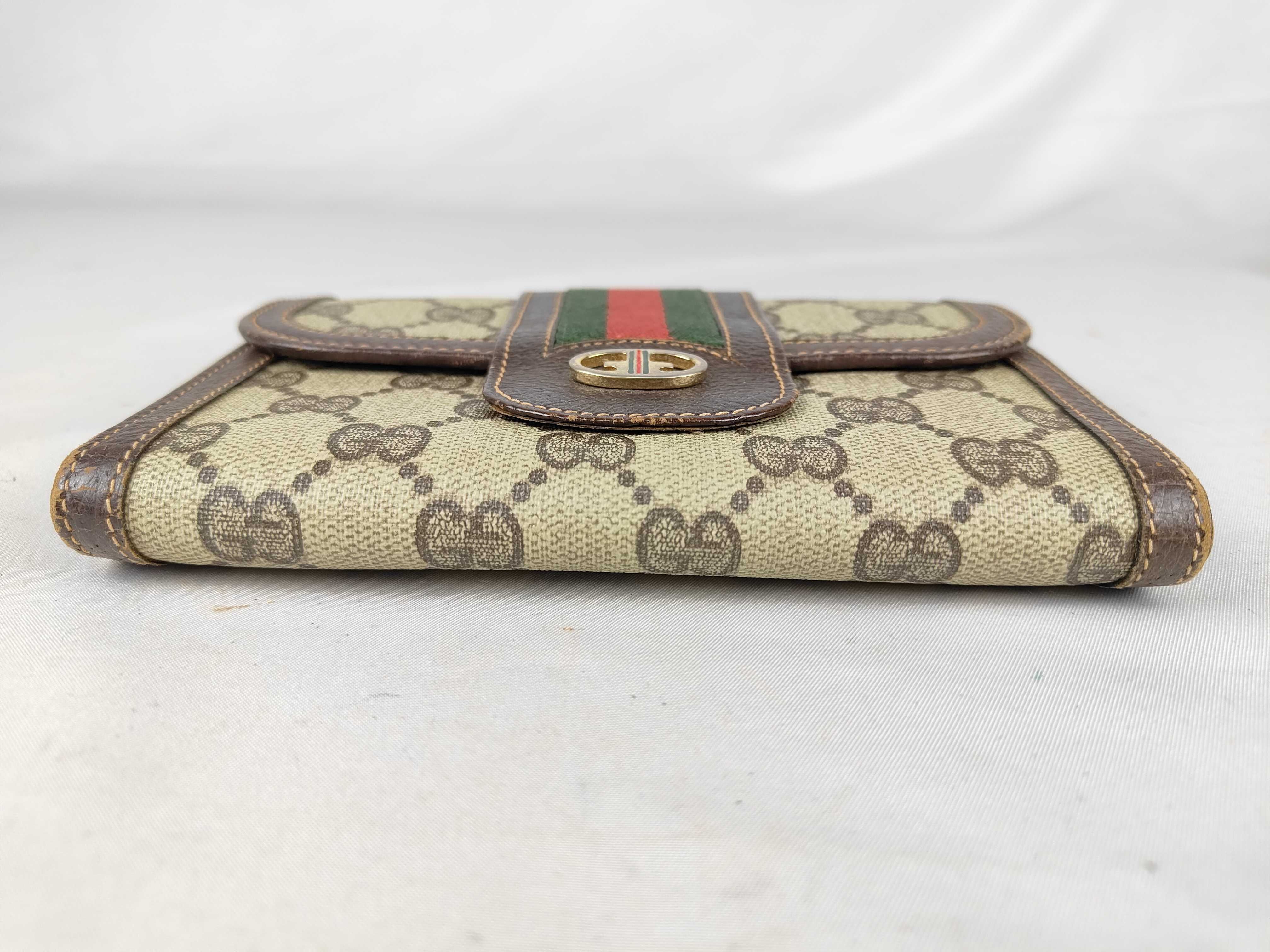 GG Supreme Sherry Folding Wallet — view 6
