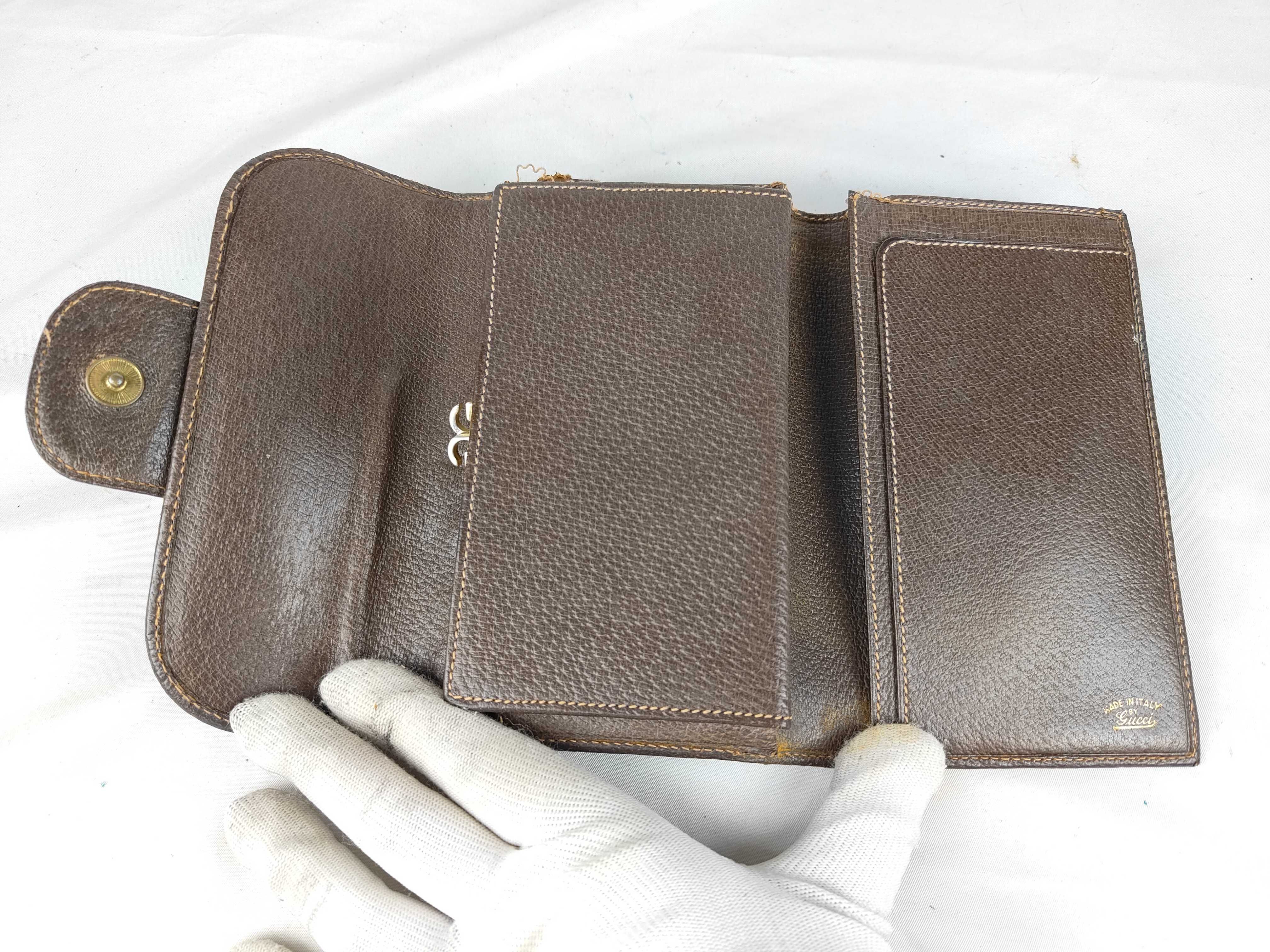 GG Supreme Sherry Folding Wallet — view 7