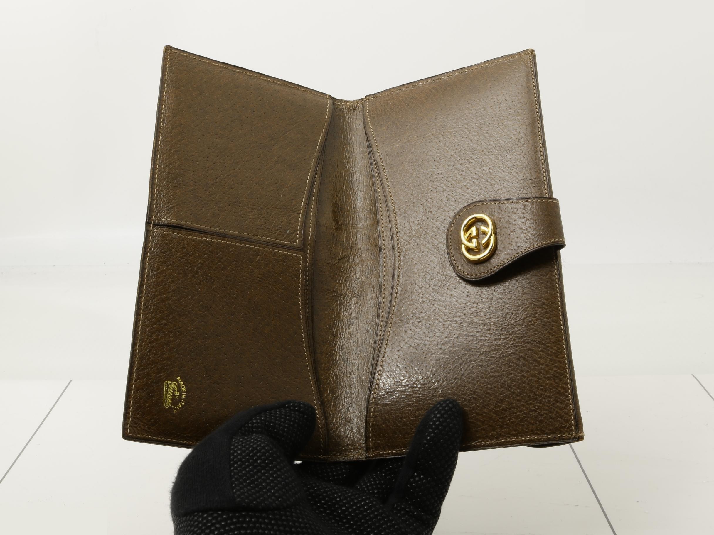 Sherry Line Brown Long Wallet — view 4